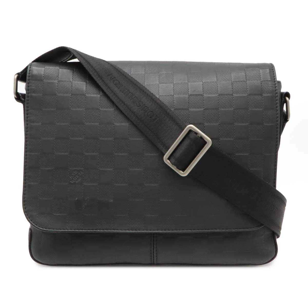 Louis Vuitton Louis Vuitton Damier Infini District Pm Shoulder Bag N41286 Leather Crossbody Bag N41286 in Black