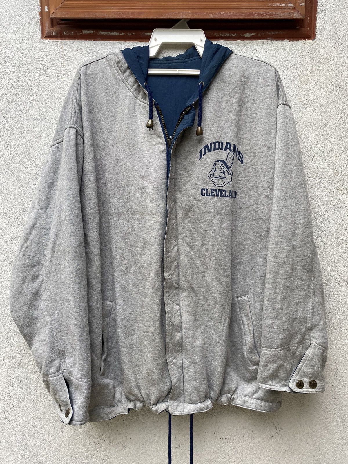 MLB × Vintage Indians MLB Hoodie 1995 Reversable Size US XXL / EU 58 / 5 - 1 Thumbnail