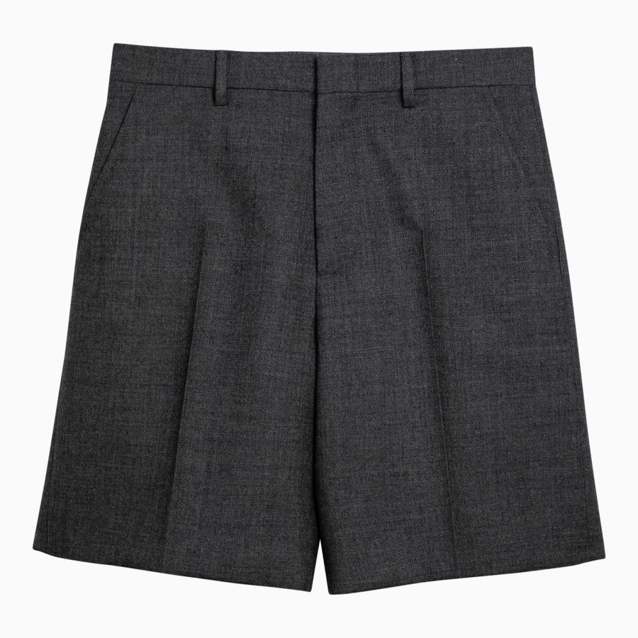 Gucci o1d2blof0824 Wool Bermuda Shorts in Dark Grey Size 28" / US 6 / IT 42 - 1 Thumbnail