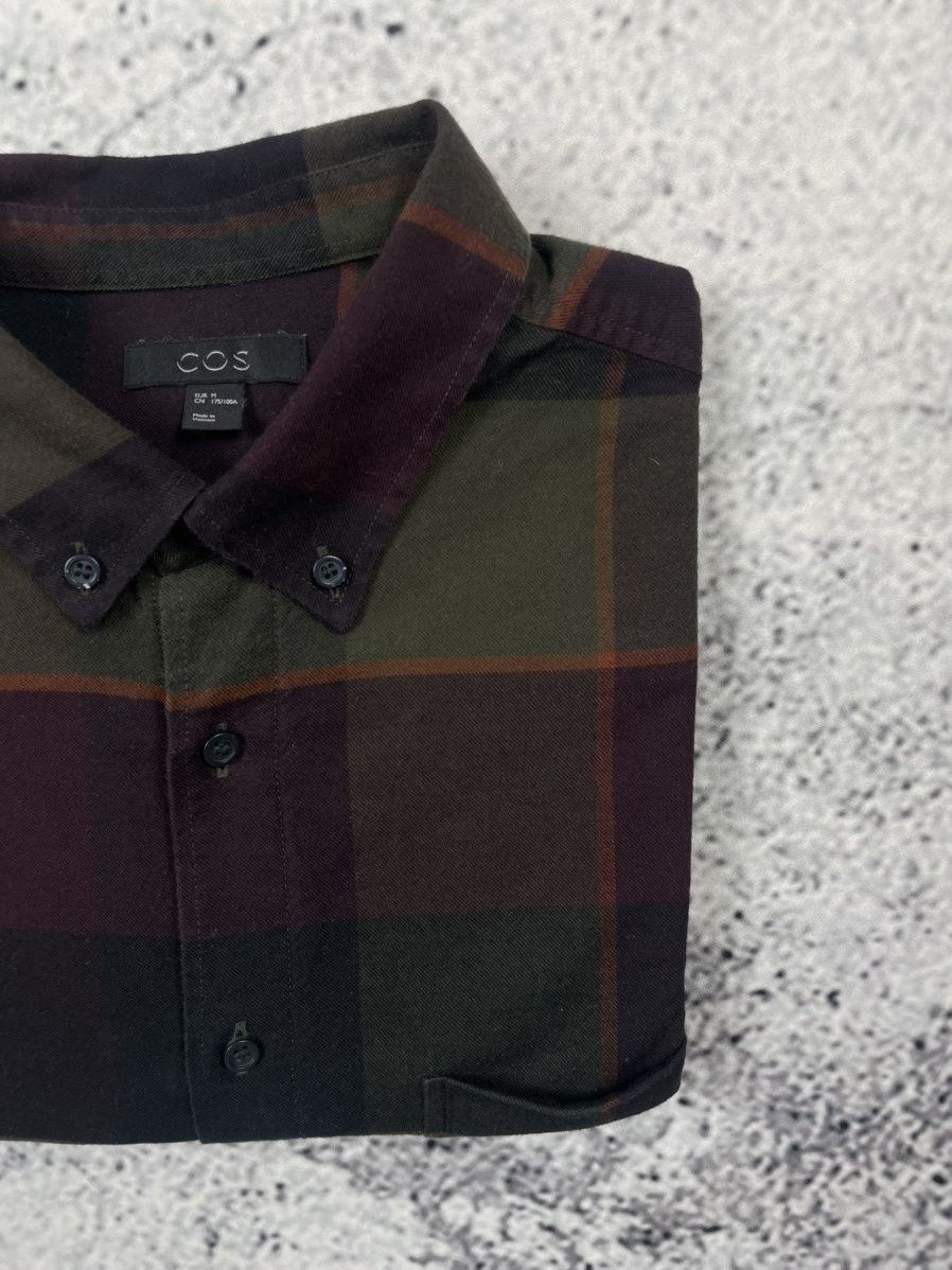 Cos COS M Checked Shirt Khaki Classic Old Money Spring Shirt Size US M / EU 48-50 / 2 - 1 Thumbnail