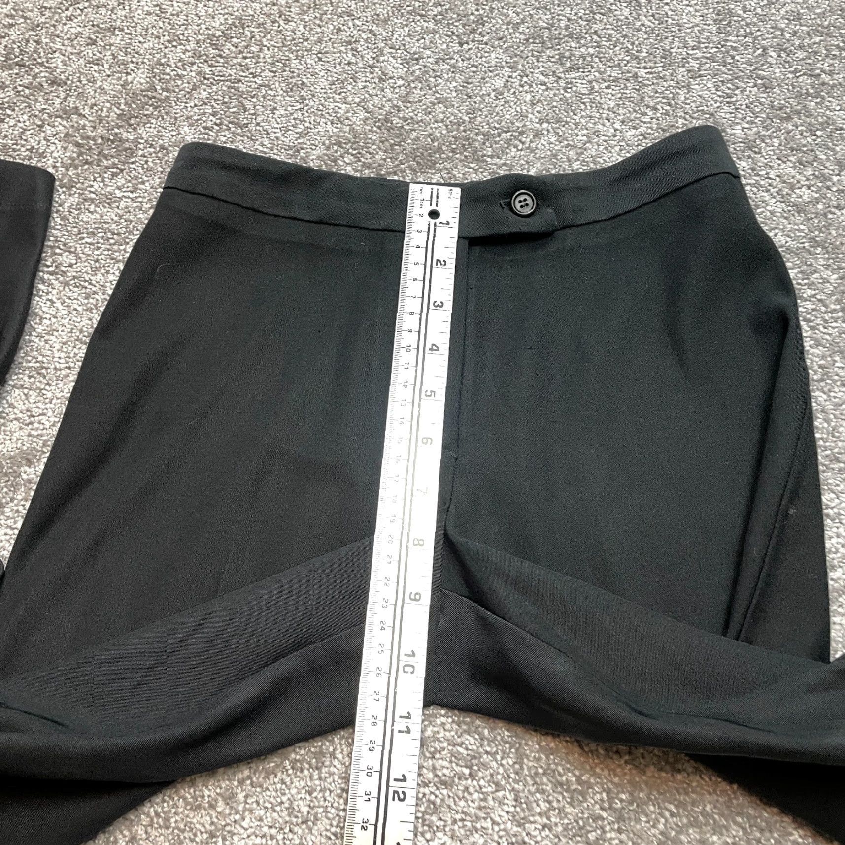 Bcbgmaxazria BCBGMAXAZRIA Dress Pants Womens 0 Black Straight Polyester Slacks 26x26 Ladies Dress Pants Pants Black Jeans Style Regular Mens? Size 26" / US 2 / IT 38 - 6 Thumbnail