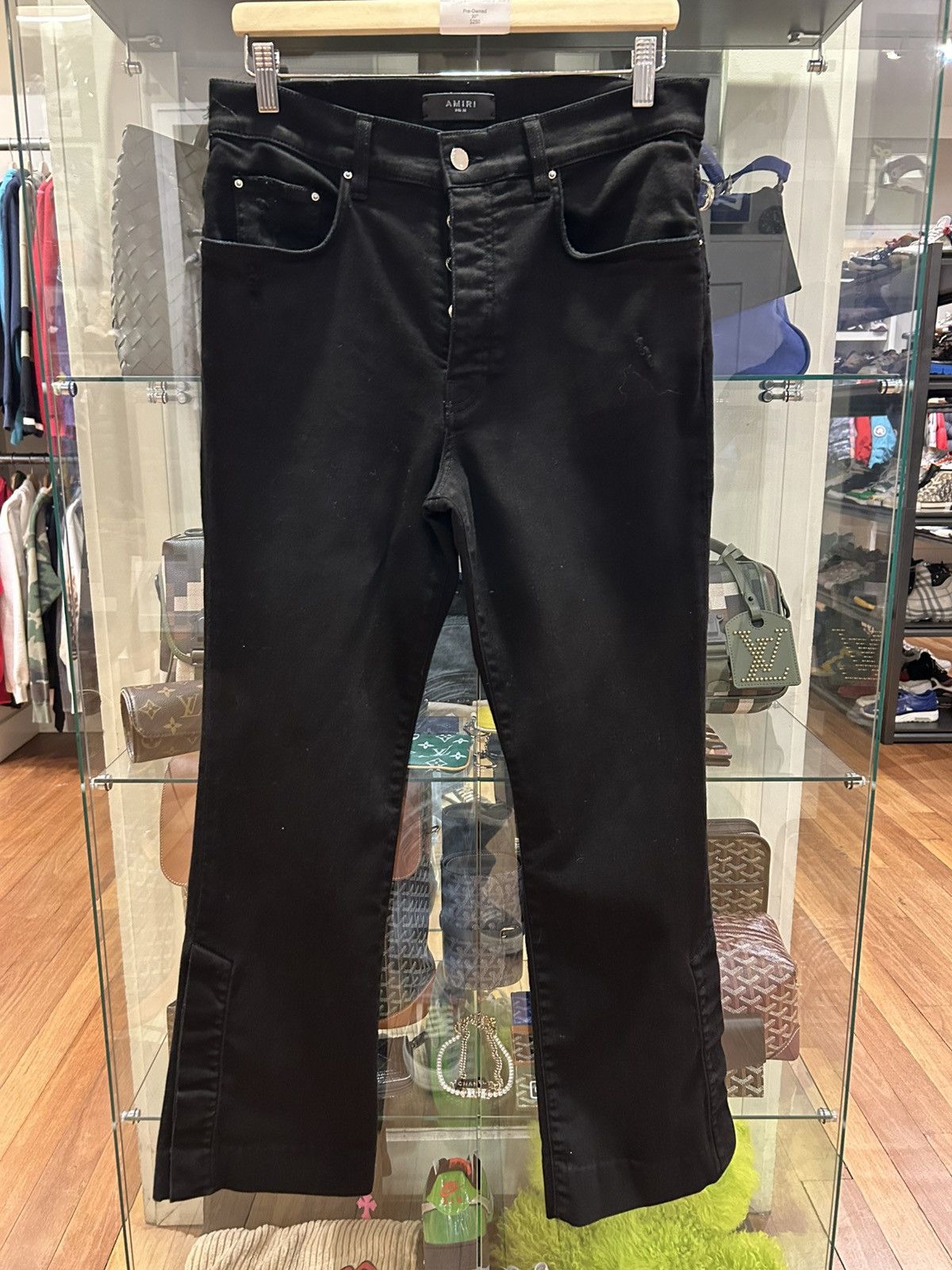 Amiri Amiri Black Denim Jeans Size US 30 / EU 46 - 1 Thumbnail
