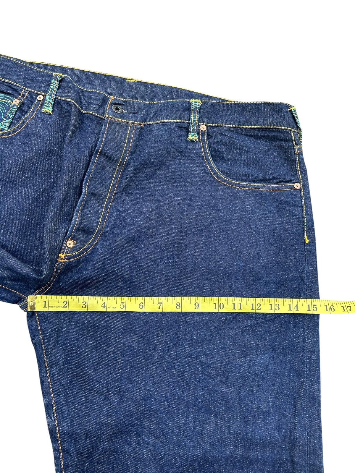 Japanese Brand × Kapital × RMC Jeans Red Monkey Company RMC Martin Ksohoh Distressed Denim Jeans Size US 42 / EU 58 - 18 Thumbnail