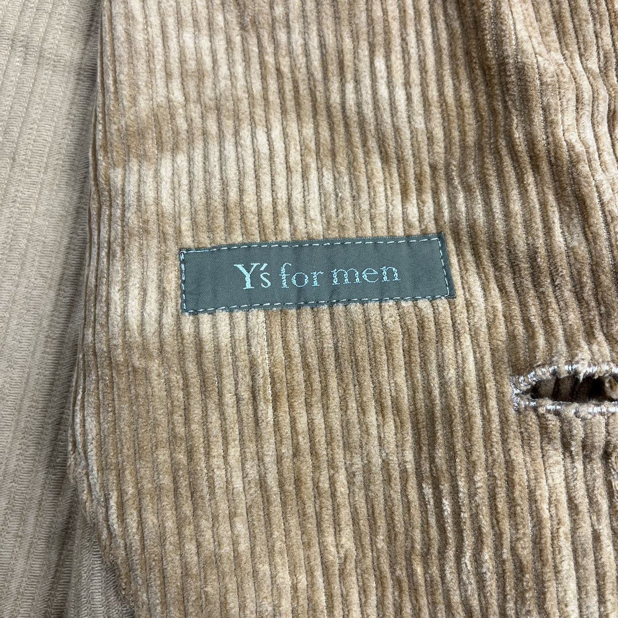 Vintage × Yohji Yamamoto Vintage 90s Y’s for men yohji Yamamoto corduroy coat jacket Size US L / EU 52-54 / 3 - 7 Thumbnail