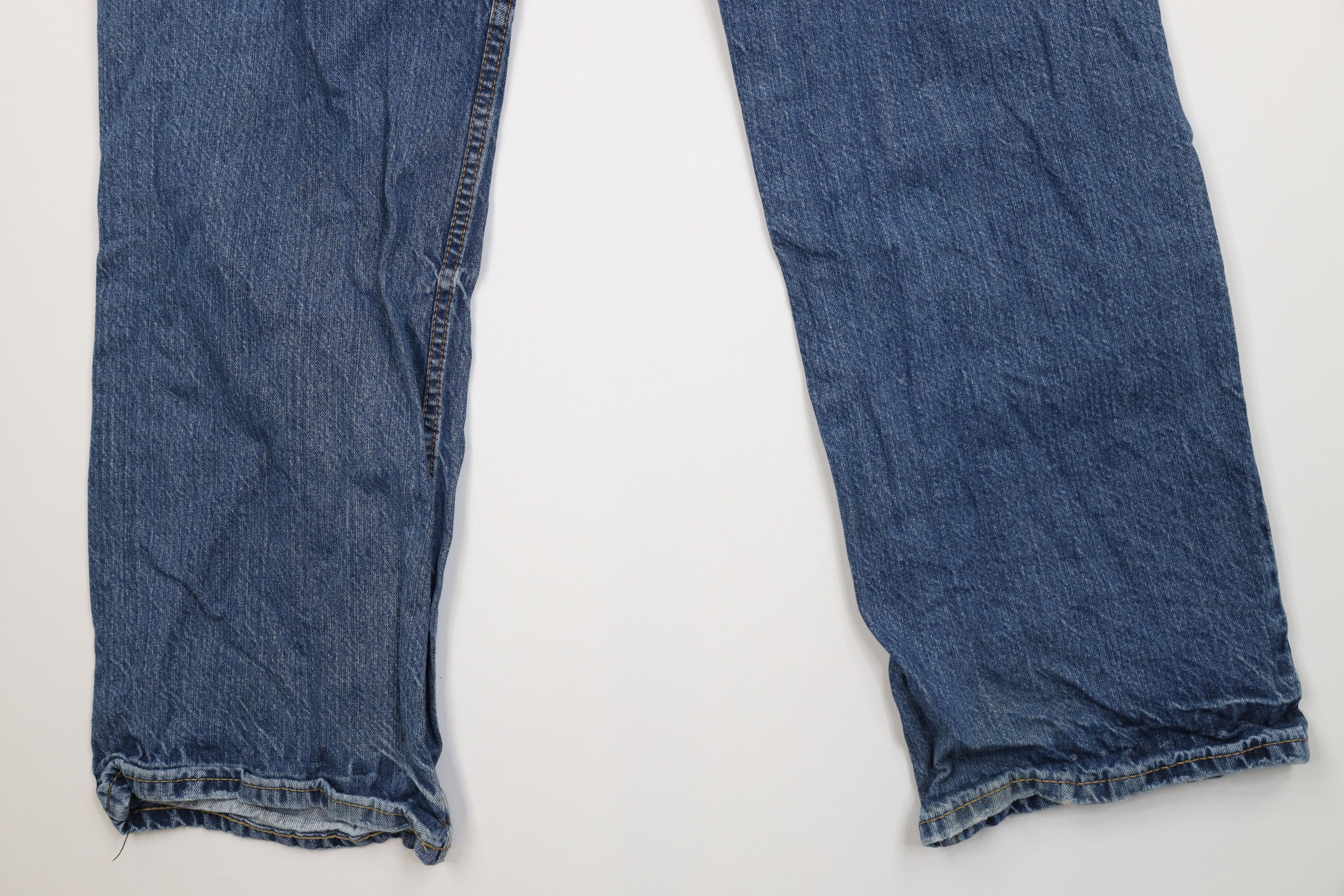 Aeropostale Vintage Y2K Aeropostale Essex Straight Wide Leg Jeans Blue Size US 38 / EU 54 - 13 Thumbnail