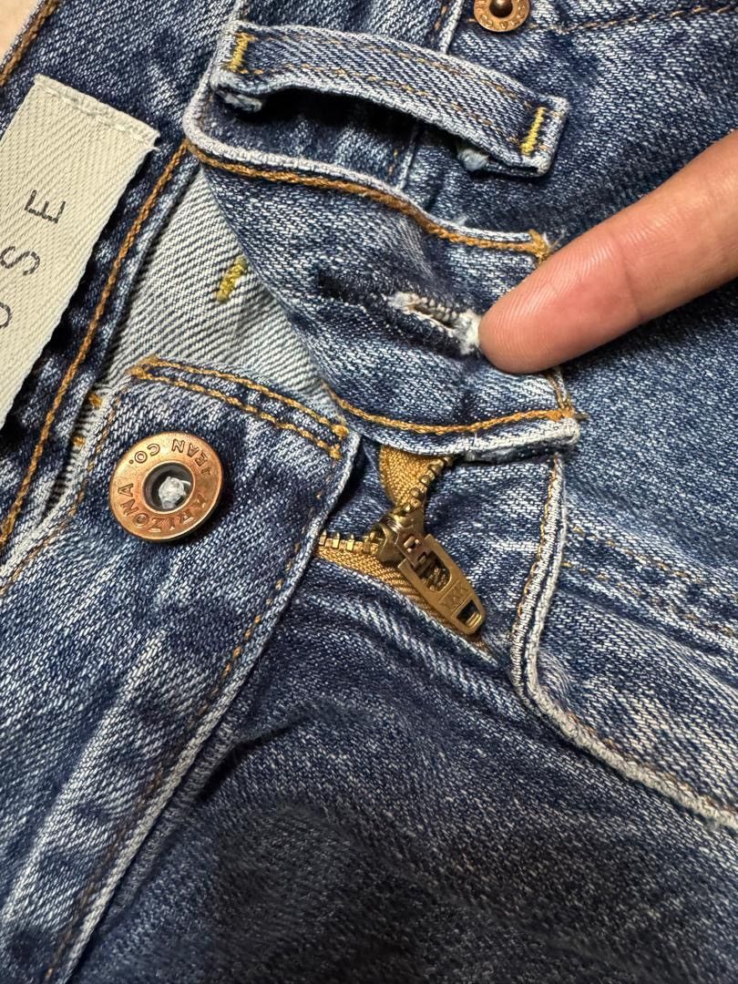 Japanese Brand LOOSE Vintage Y2K Arizona Mudwash Blue Denim Jean Baggy Size US 36 / EU 52 - 9 Thumbnail