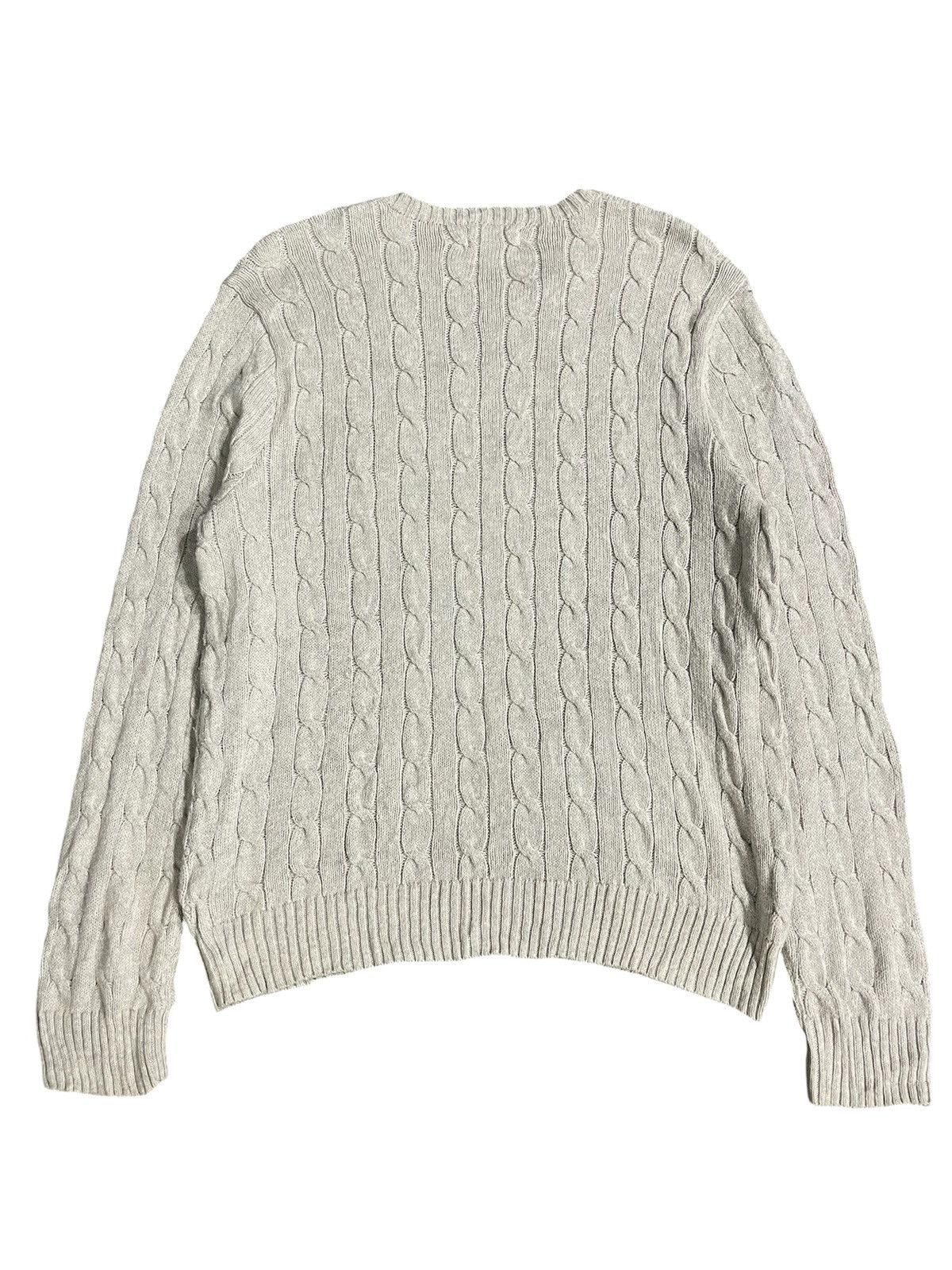 Polo Ralph Lauren Polo Ralph Lauren Cable Knit Sweater Size US L / EU 52-54 / 3 - 2 Thumbnail