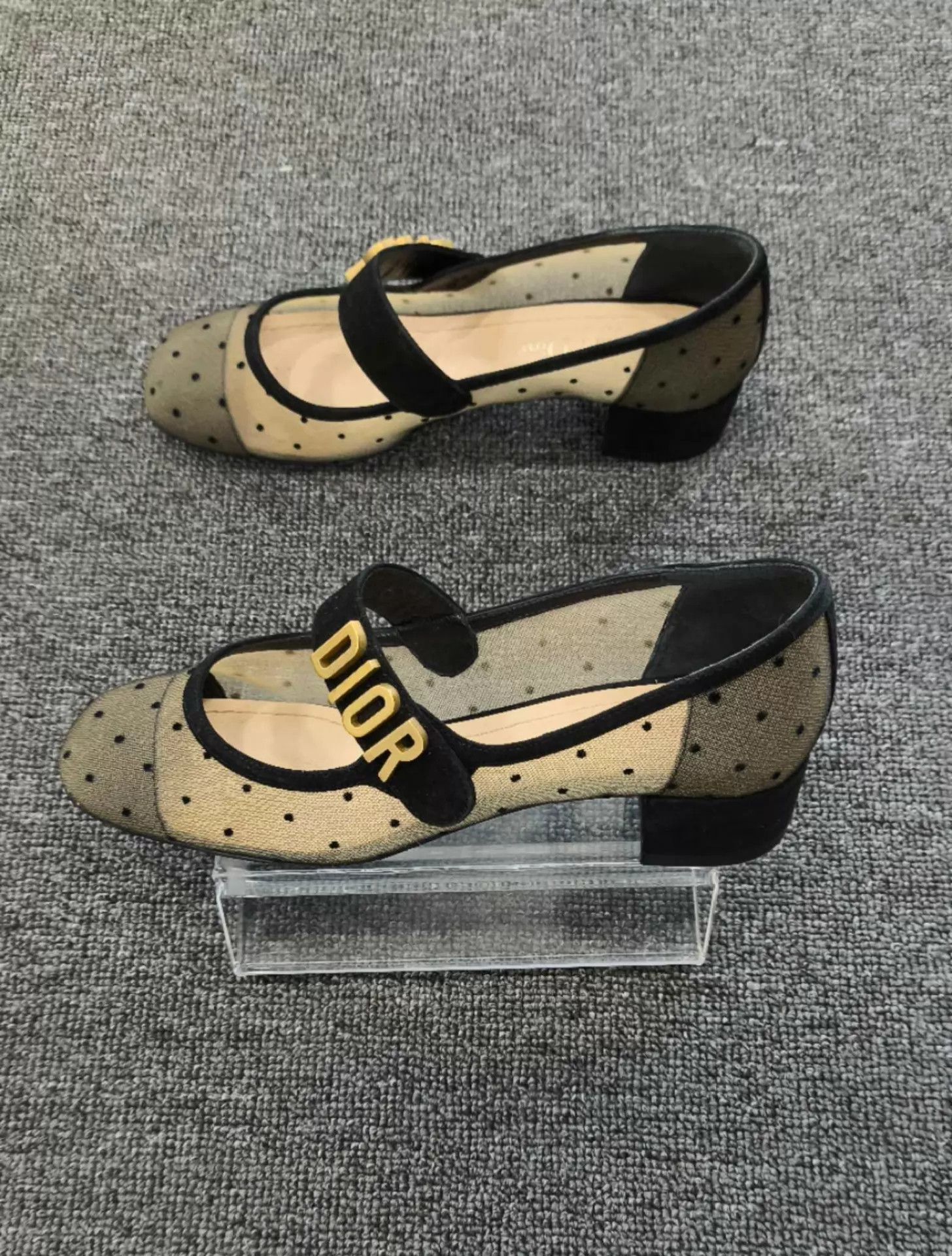 Dior Dior Black Tulle Mary Jane Shoes Women's 35 Size US 4.5 / IT 34.5 - 4 Thumbnail