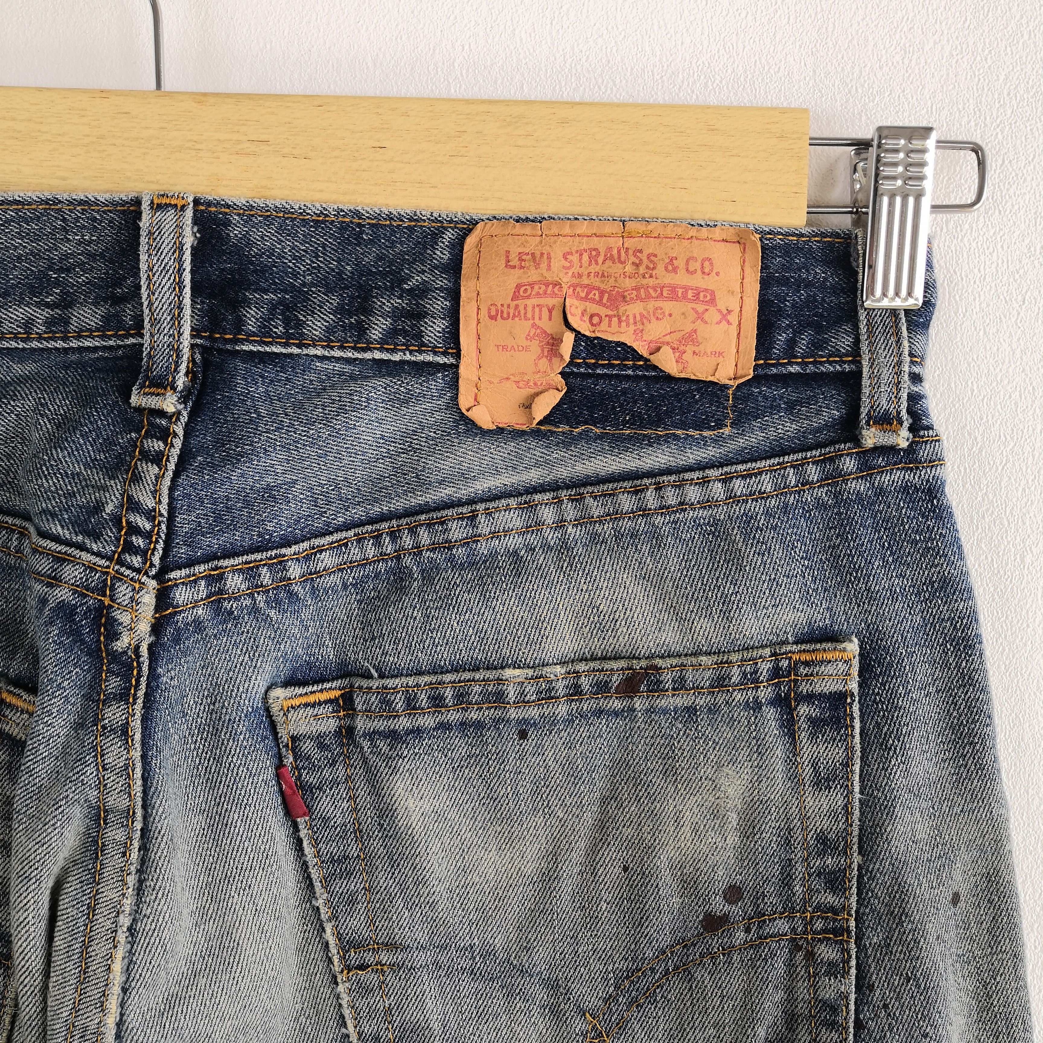 Levi's Vintage Levis 516 Distressed Denim Rusty Wash Levi's Jeans Size US 30 / EU 46 - 5 Thumbnail