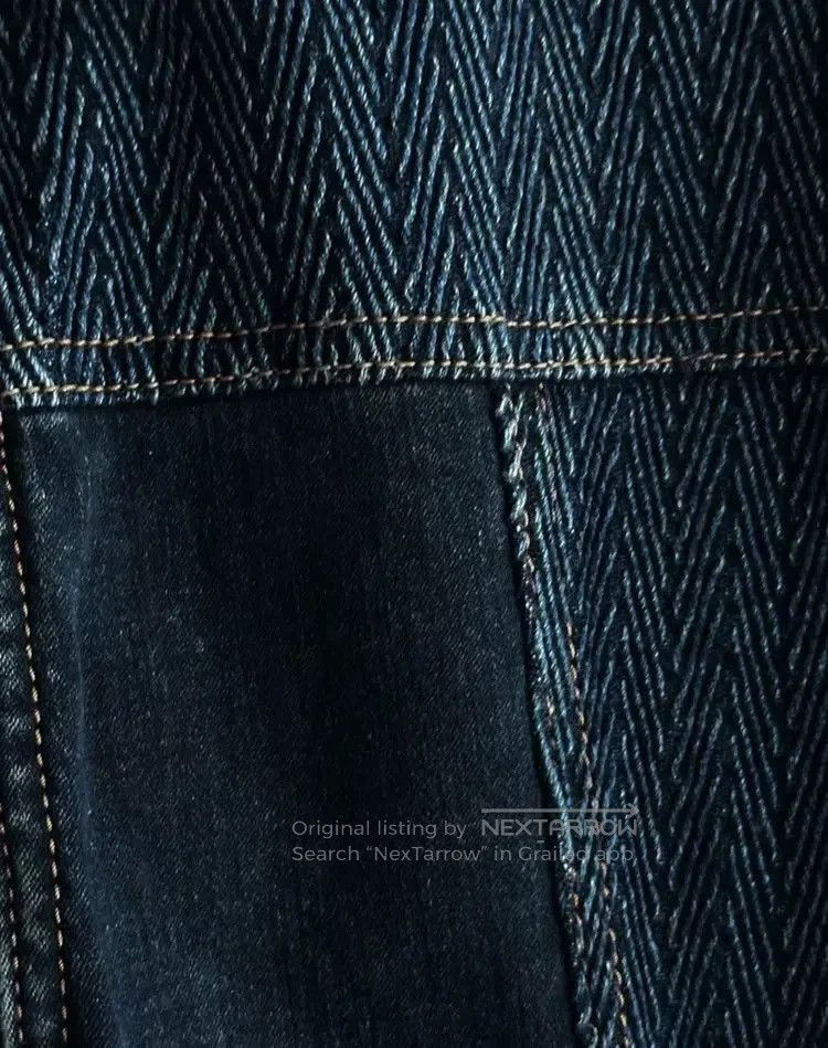 Ann Demeulemeester Ann Demeulemeester 16AW Indigo Wash Denim Jacket. Size US XS / EU 42 / 0 - 5 Thumbnail