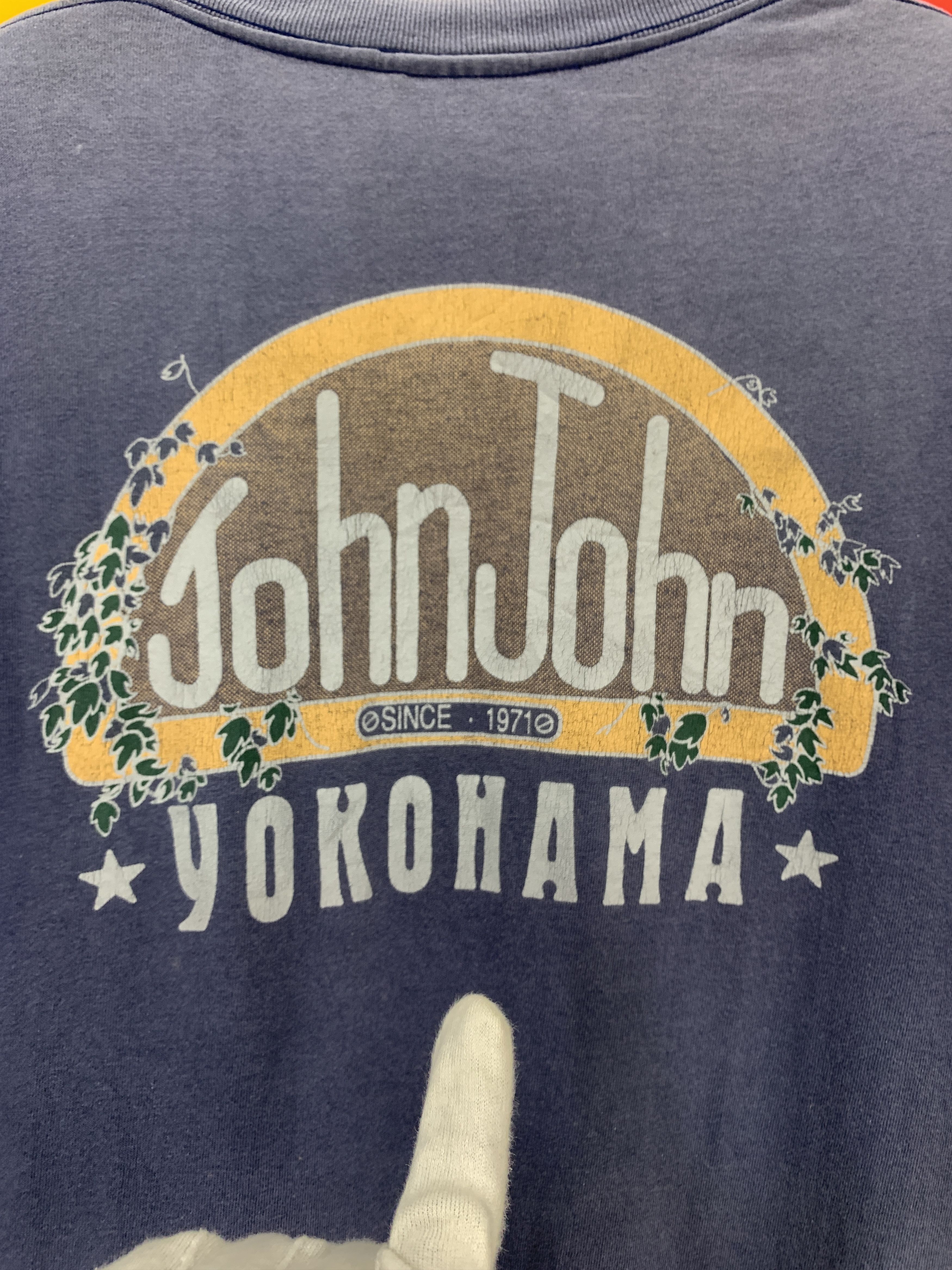 Vintage 90s JOHN JOHN YOKOHAMA by UNITED SPORTS T Shirt #2224/22 Size US L / EU 52-54 / 3 - 2 Thumbnail