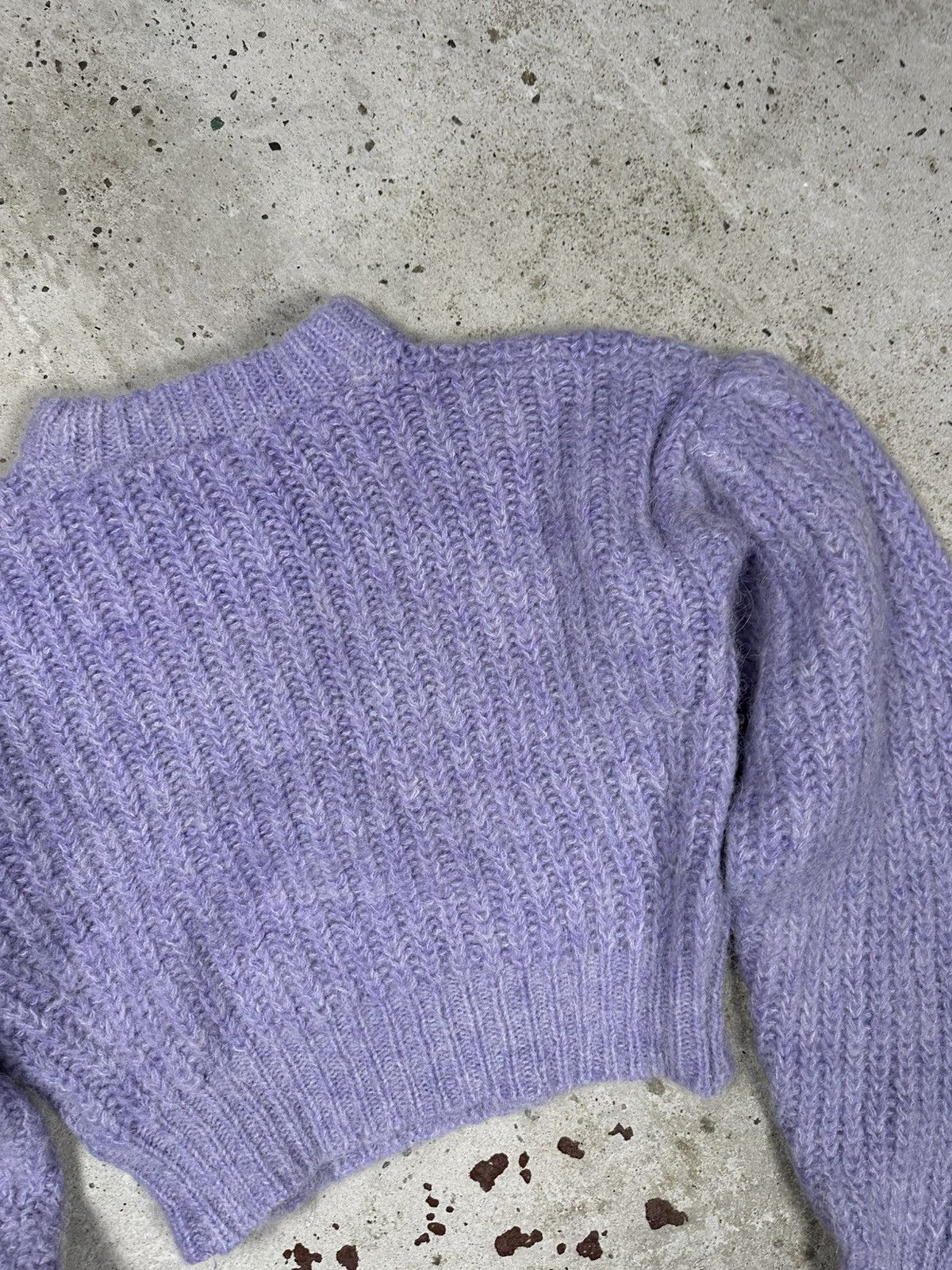 Designer × ROTATE Rotate Birger Christensen Knit Wool Big Logo Cropped Jumper Size S / US 4 / IT 40 - 15 Thumbnail
