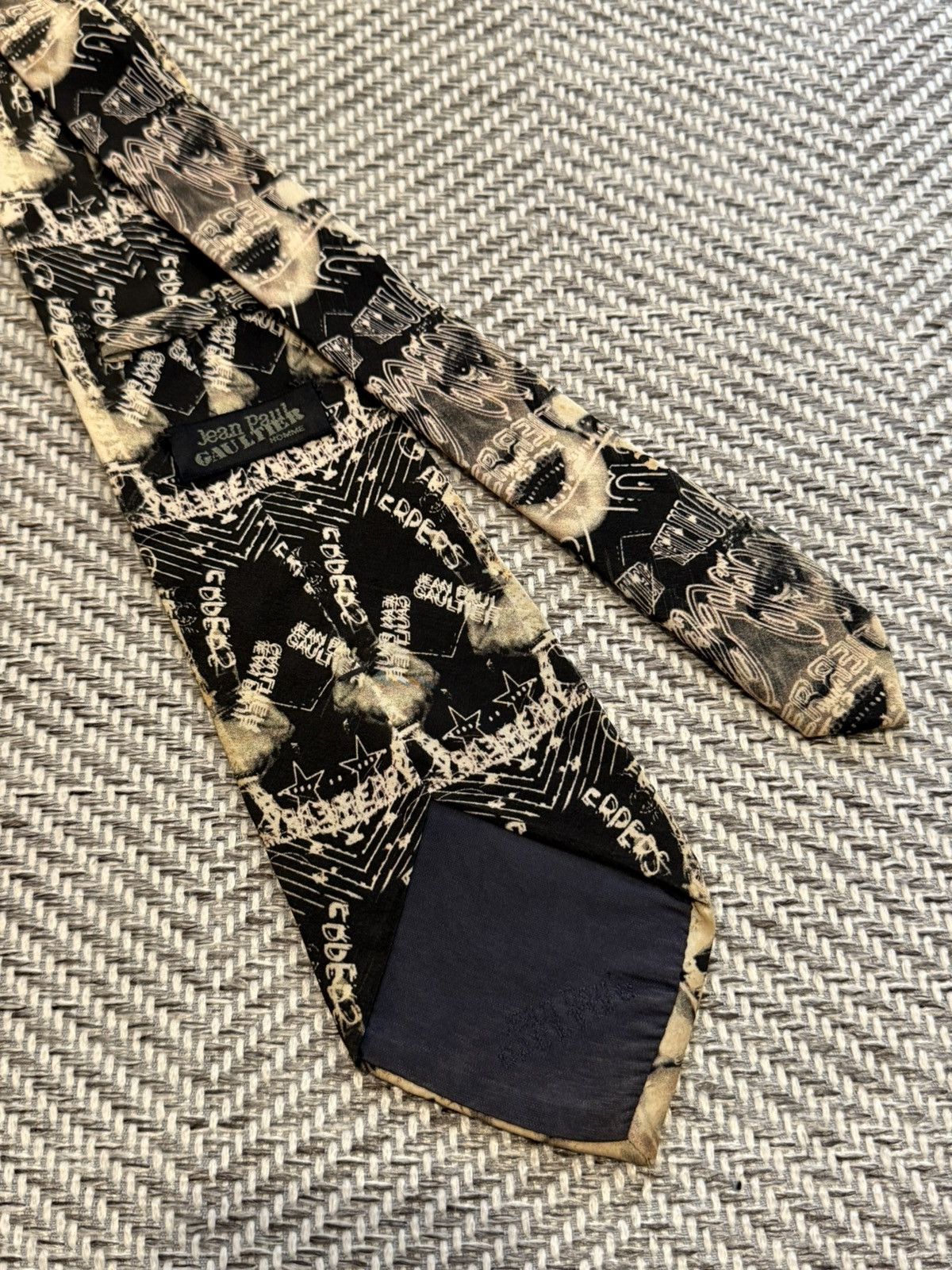 Jean Paul Gaultier Jean Paul Gaultier Vintage Tie Size ONE SIZE - 5 Thumbnail