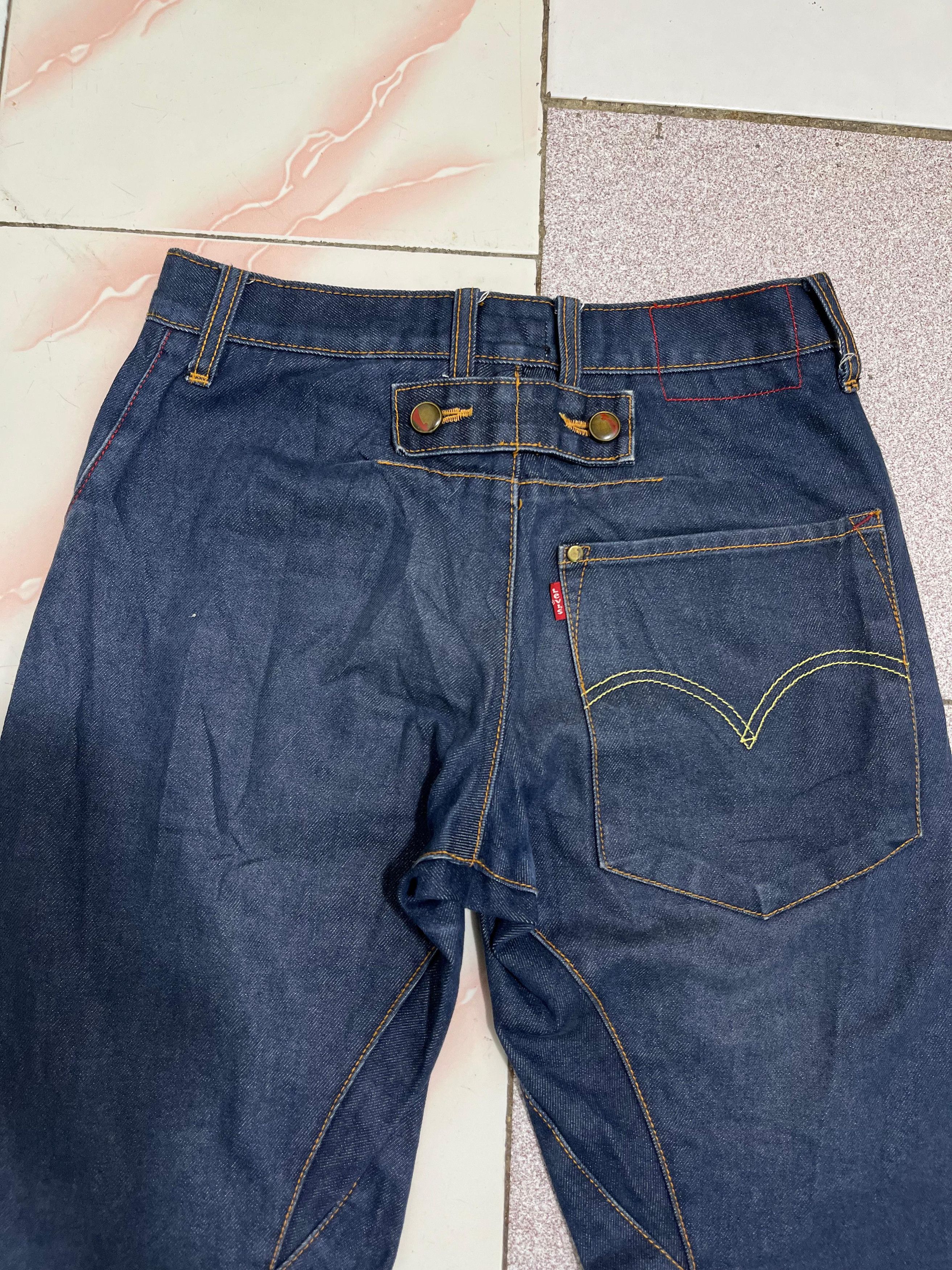 Levi's Vintage Clothing Levi's Engineered Buckle Back Jeans Size US 29 - 3 Thumbnail