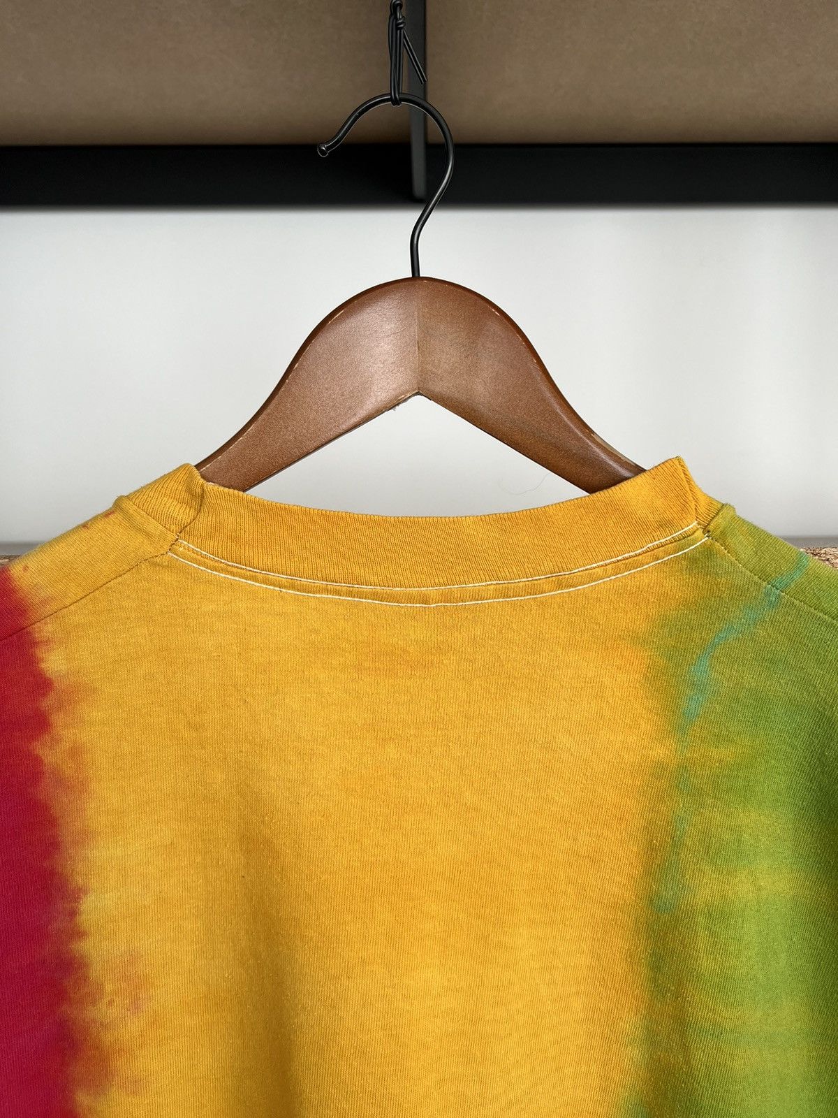 Band Tees Vintage 90s Bob Marley Who Feels It Jamaica Tie Dye T-shirt Size US XXL / EU 58 / 5 - 19 Thumbnail