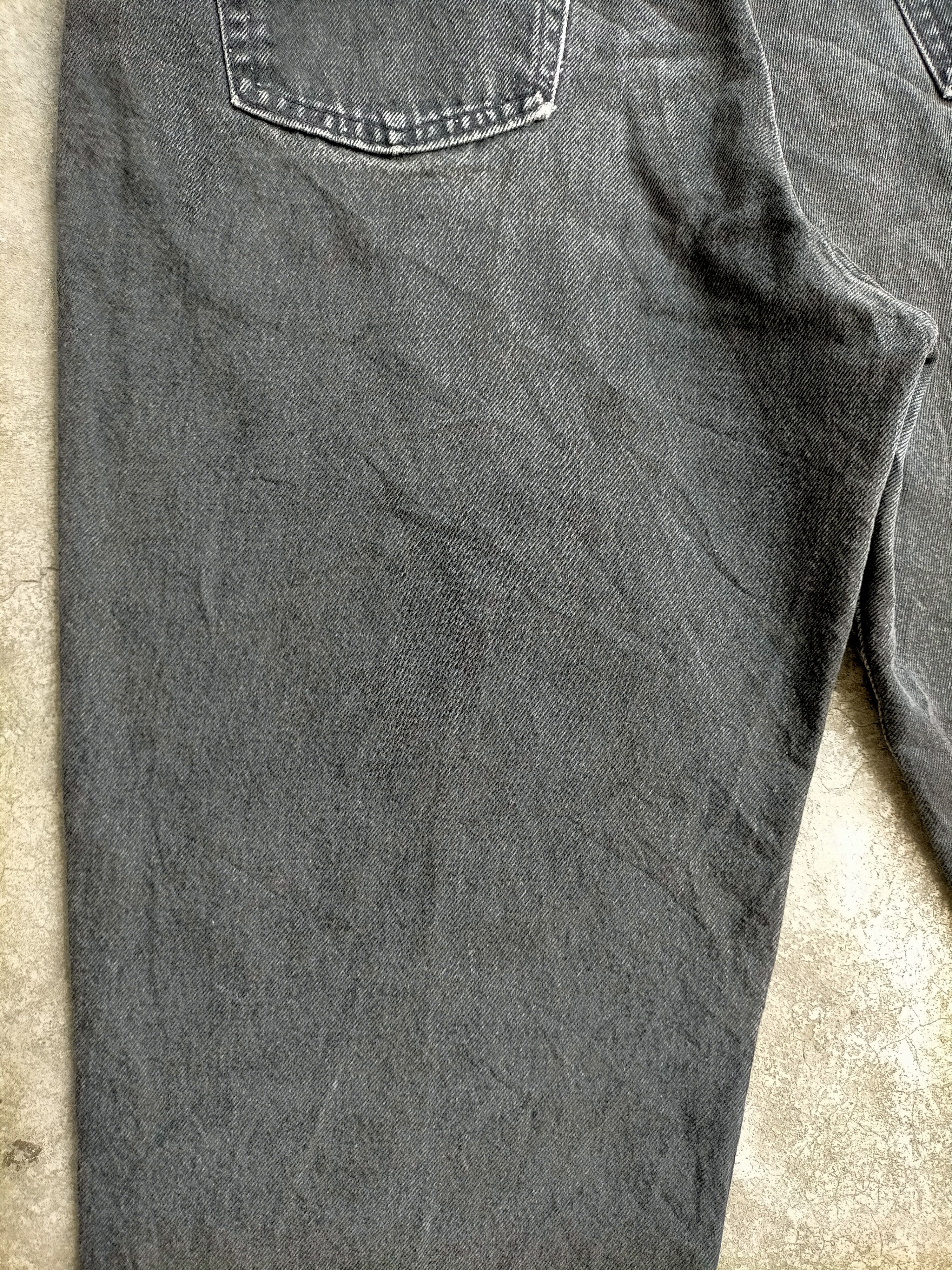 Levi's Vintage 90s Levis Silvertab Loose button Fly Black jeans Size US 37 - 13 Thumbnail