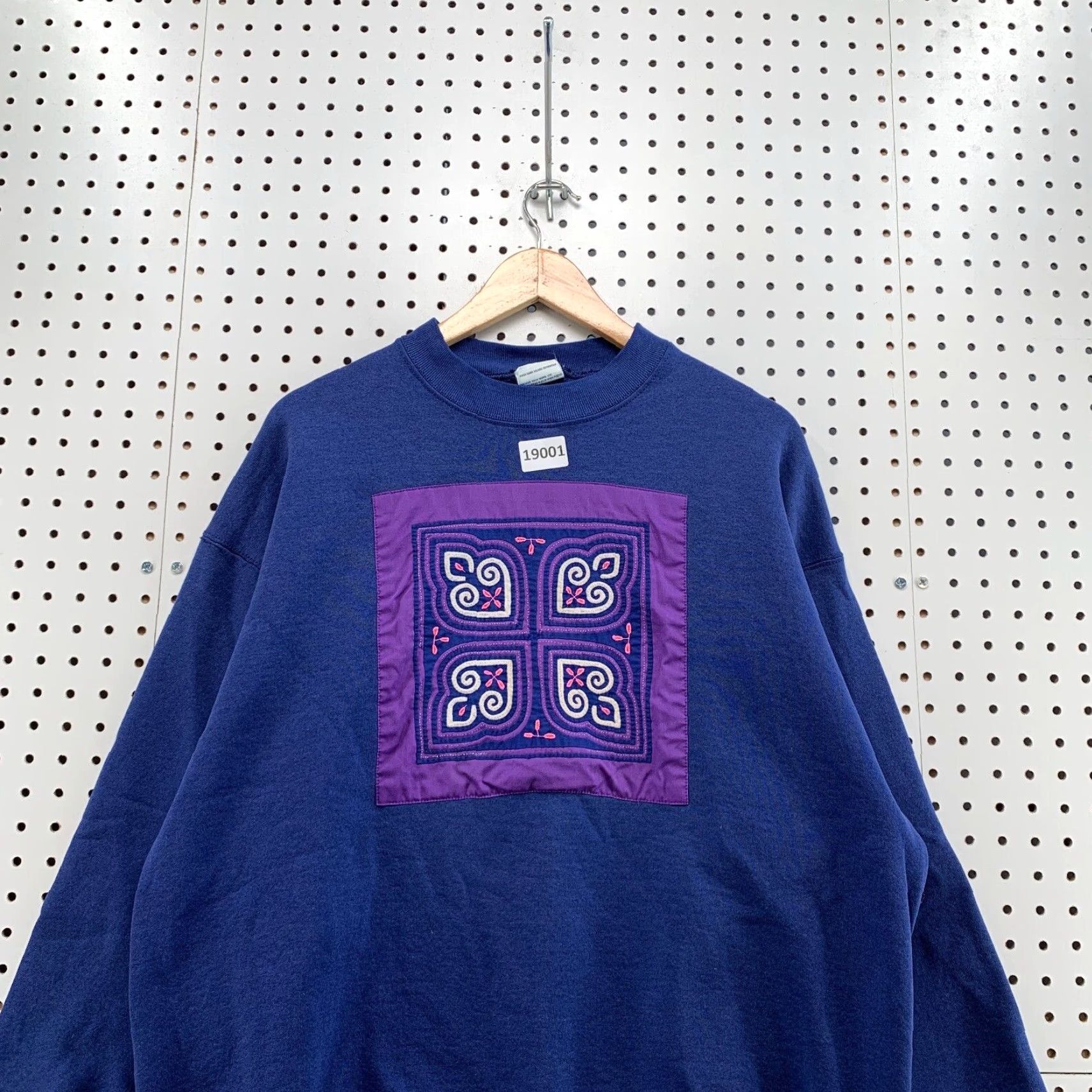 ESPIRIT VINTAGE Pro Spirit Select Sweats Shirt Unisex Adults XLT Purple Navy Crew Neck Pullover 24.5x28 Mens Womens Boys Girls Size US XL / EU 56 / 4 - 6 Thumbnail