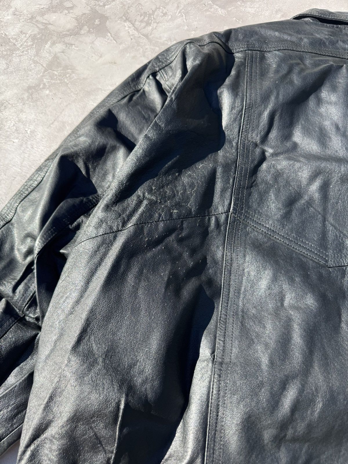 Leather Vintage Y2k Leather Jacket Size US M / EU 48-50 / 2 - 21 Thumbnail