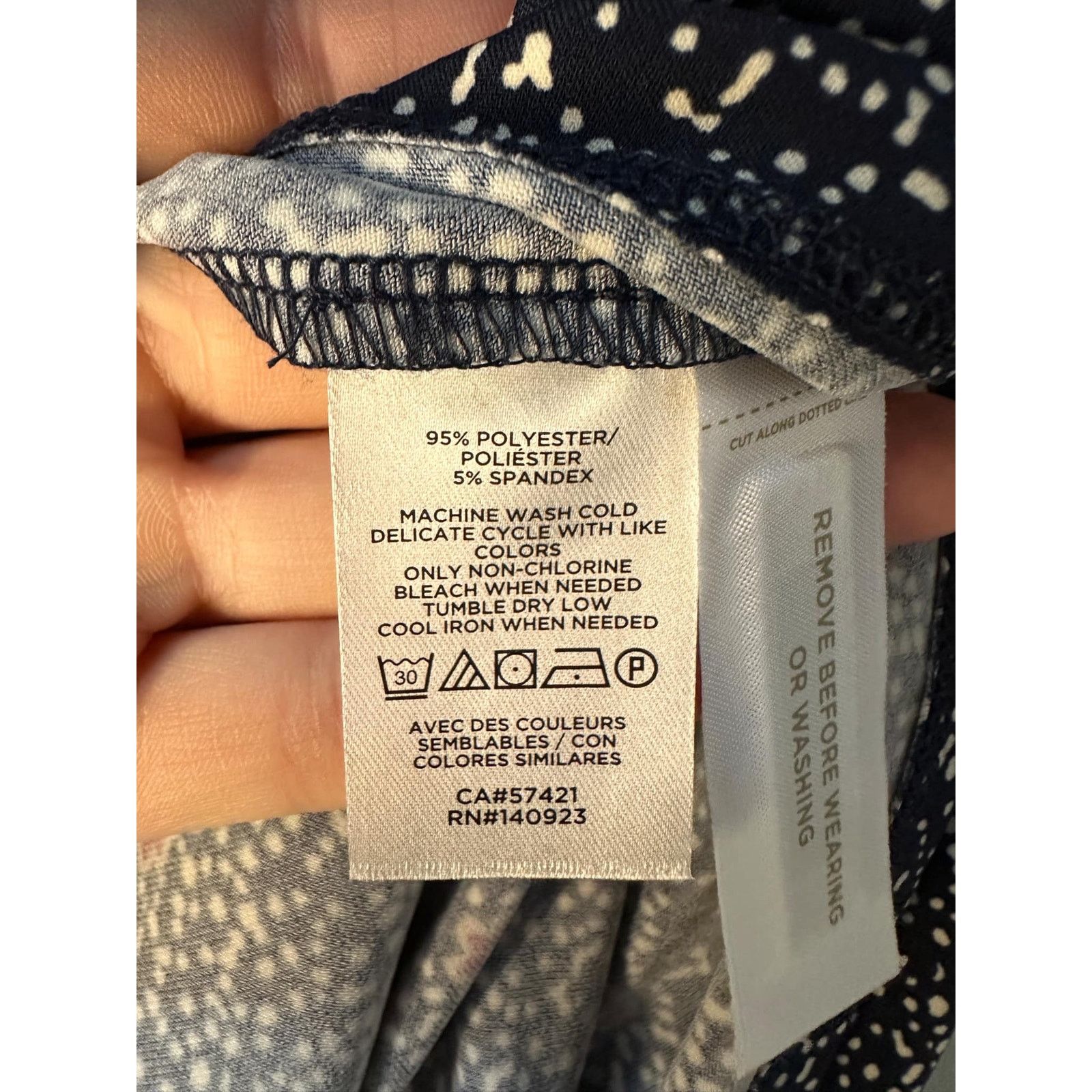 Loft NWT Loft Floral Pleated Mini Dress Navy Women's Size 10 Size L / US 10 / IT 46 - 6 Thumbnail