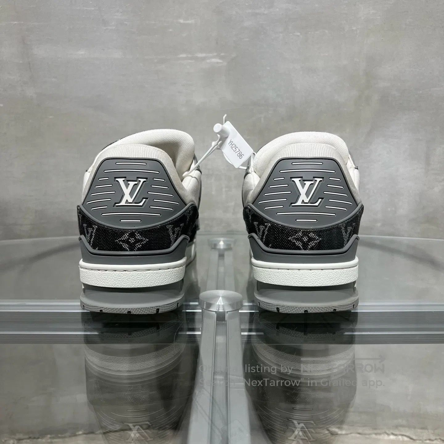 Louis Vuitton Louis Vuitton Trainer White-Grey Jeans shoes Size US 9.5 / EU 42-43 - 6 Thumbnail