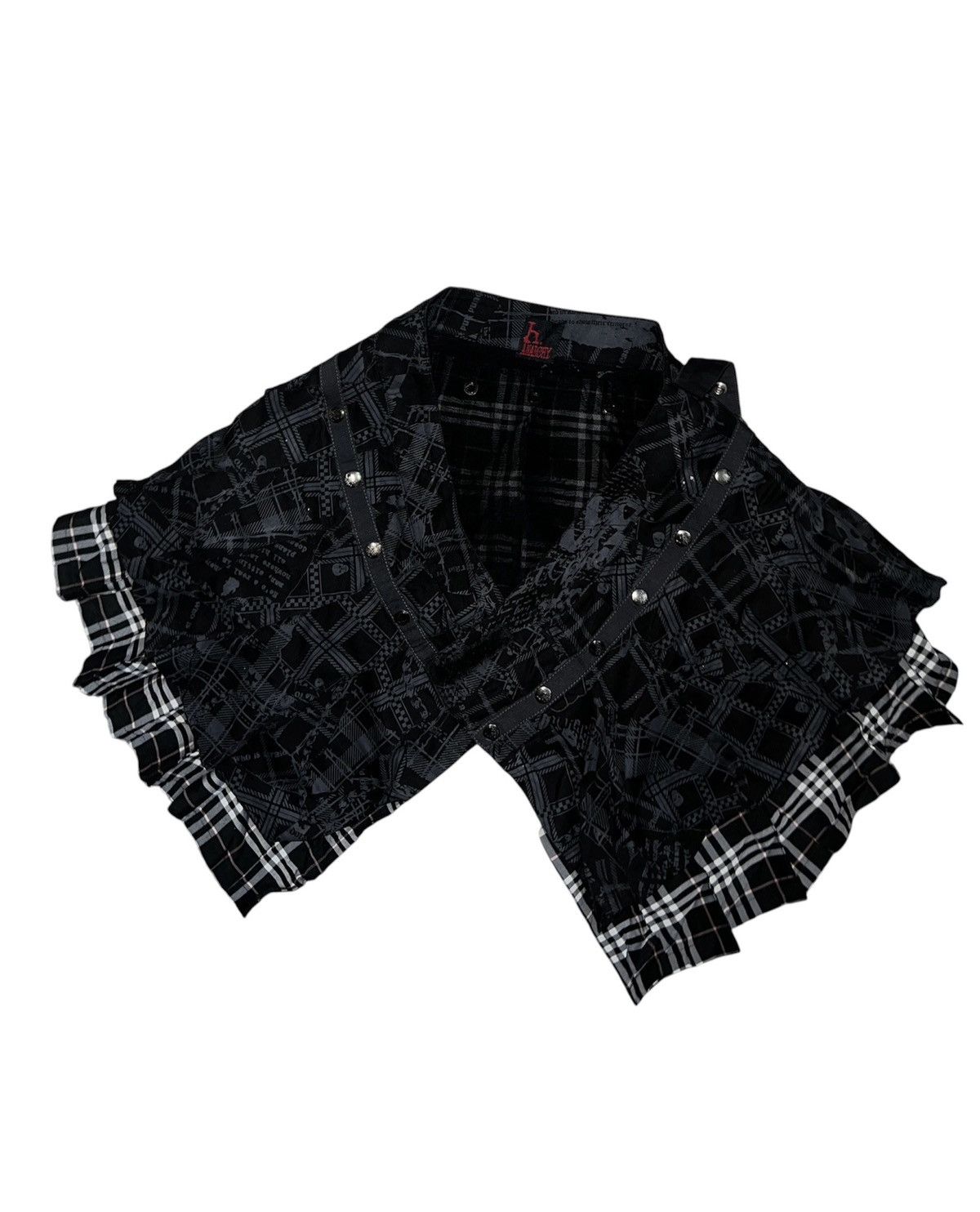 Seditionaries Rare H.ANARCHY wrapped layers skirt ☠️🩸 Size 27" / US 4 / IT 40 - 6 Thumbnail