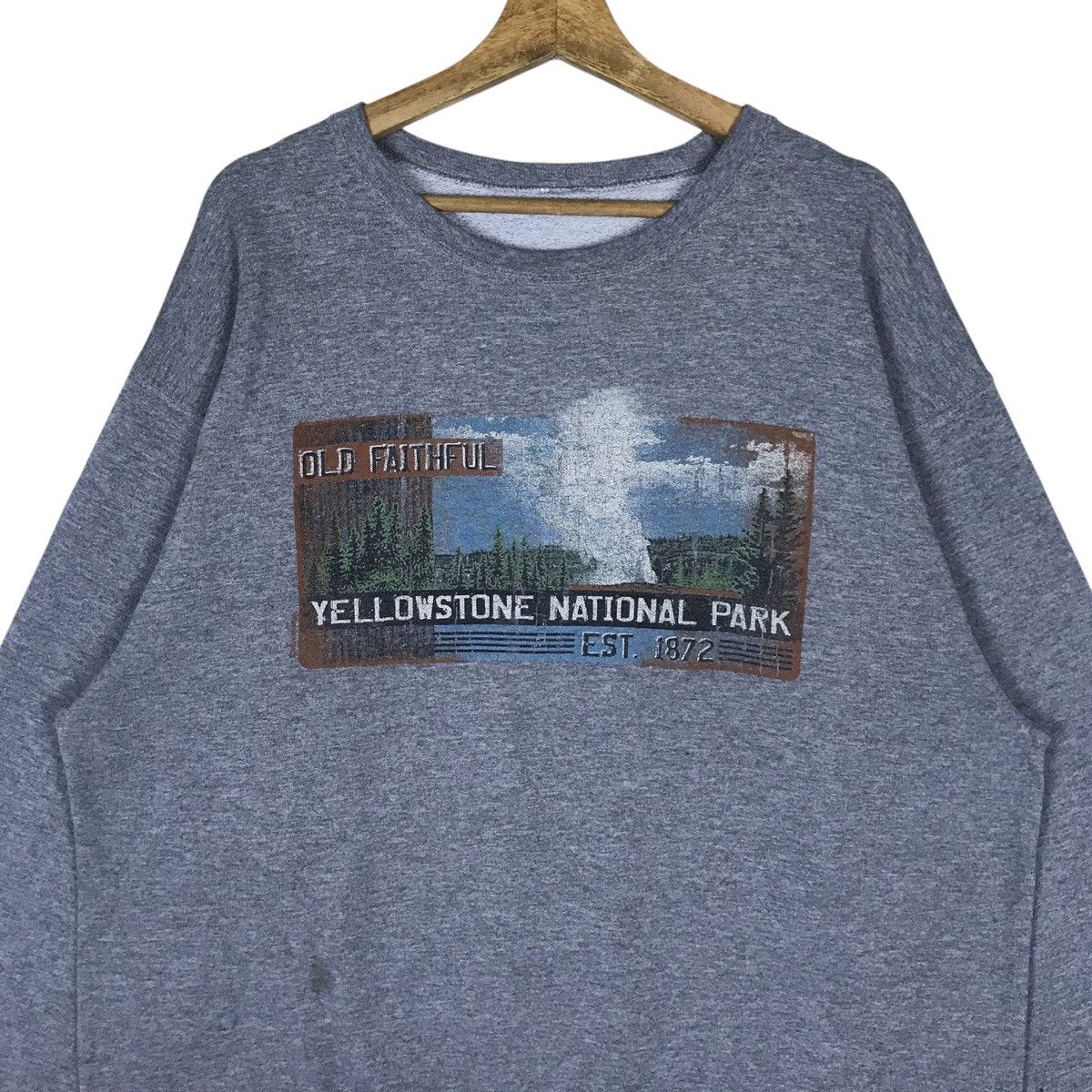 Vintage Vintage Yellowstone National Park Pullover Jumper Sweatshirt Size US L / EU 52-54 / 3 - 2 Thumbnail
