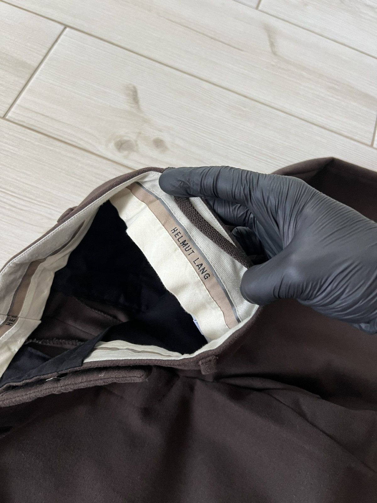 Helmut Lang Helmut Lang Archive Straight Brown Pants Designer Vintage Size US 28 / EU 44 - 11 Thumbnail