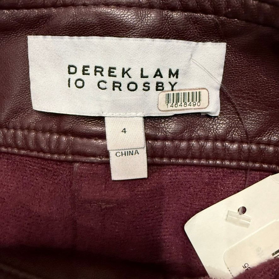 Derek Lam 10 Crosby Derek Lam 10 Crosby Women's Burgundy Cargo Shorts Size 4 Size 27" / US 4 / IT 40 - 2 Thumbnail