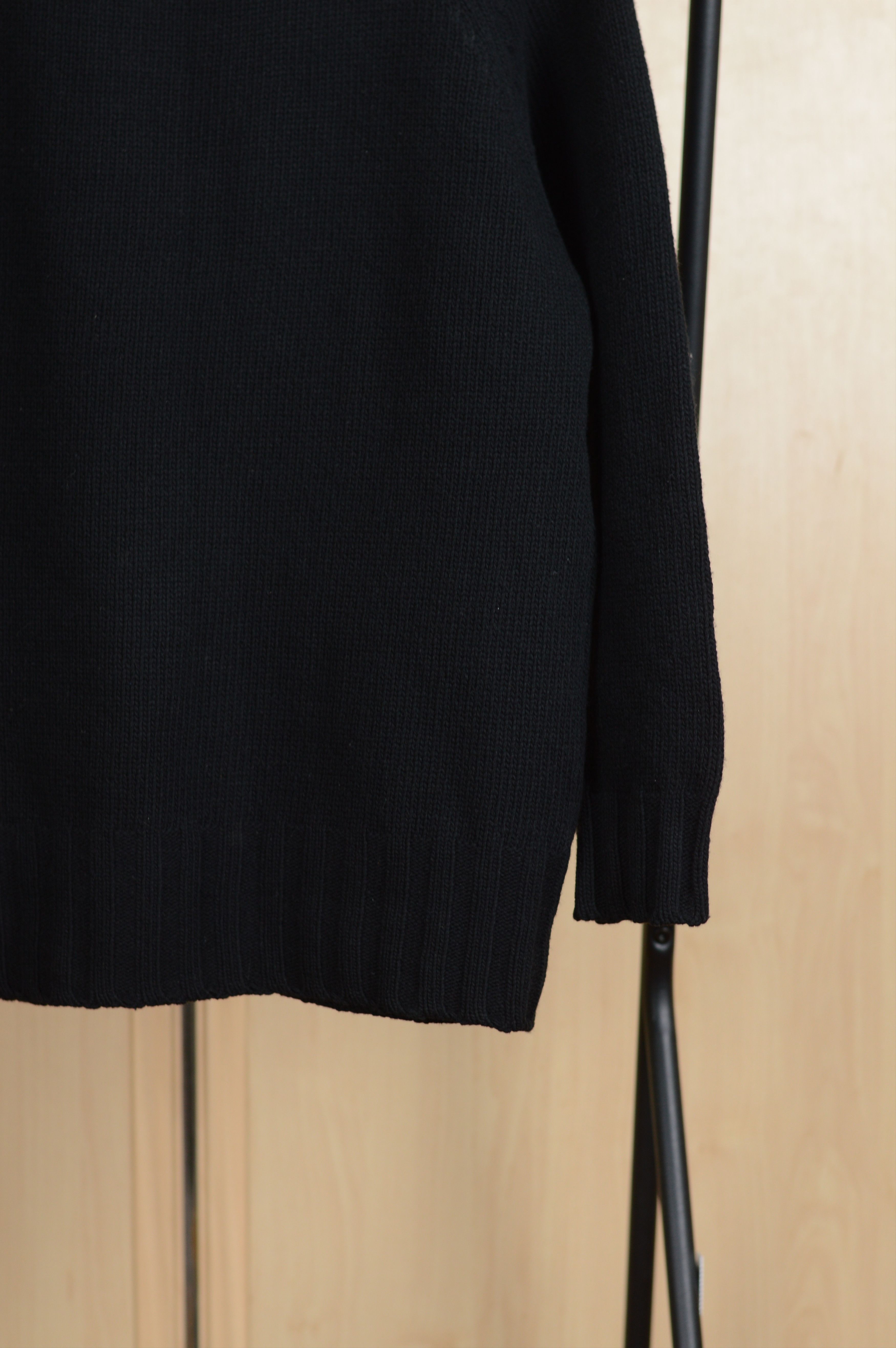 Iris von Arnim Iris von Arnim Wool Black Sweater Made in Italy Size S / US 4 / IT 40 - 2 Thumbnail