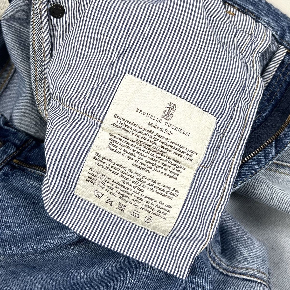 Brunello Cucinelli Auth Women’s Brunello Cucinelli Luxury Jeans Size USA 10 Size 32" / US 10 / IT 46 - 18 Thumbnail