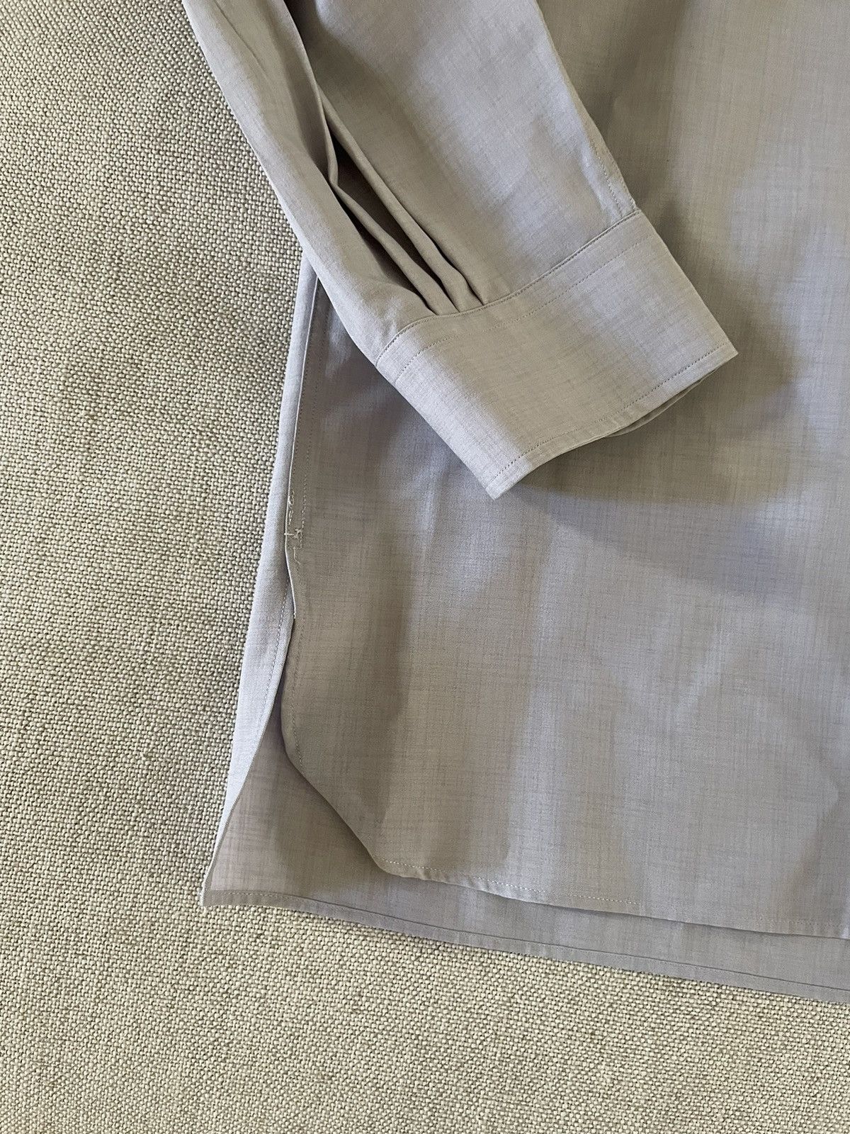 Ermenegildo Zegna × Vintage Vintage Polyester Sport Shirt Size US L / EU 52-54 / 3 - 10 Thumbnail