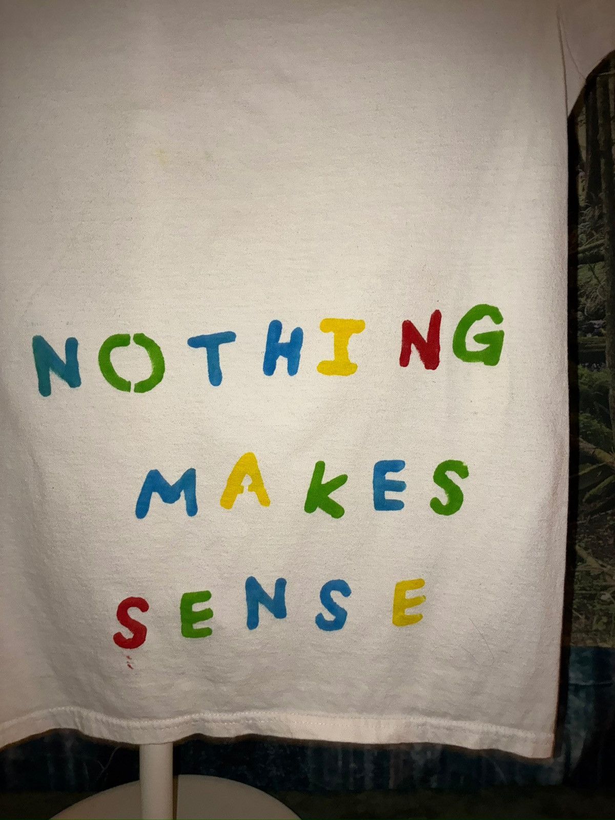 Other Nothing Makes Sense— Hand-Painted Art T-Shirt Size US S / EU 44-46 / 1 - 1 Thumbnail