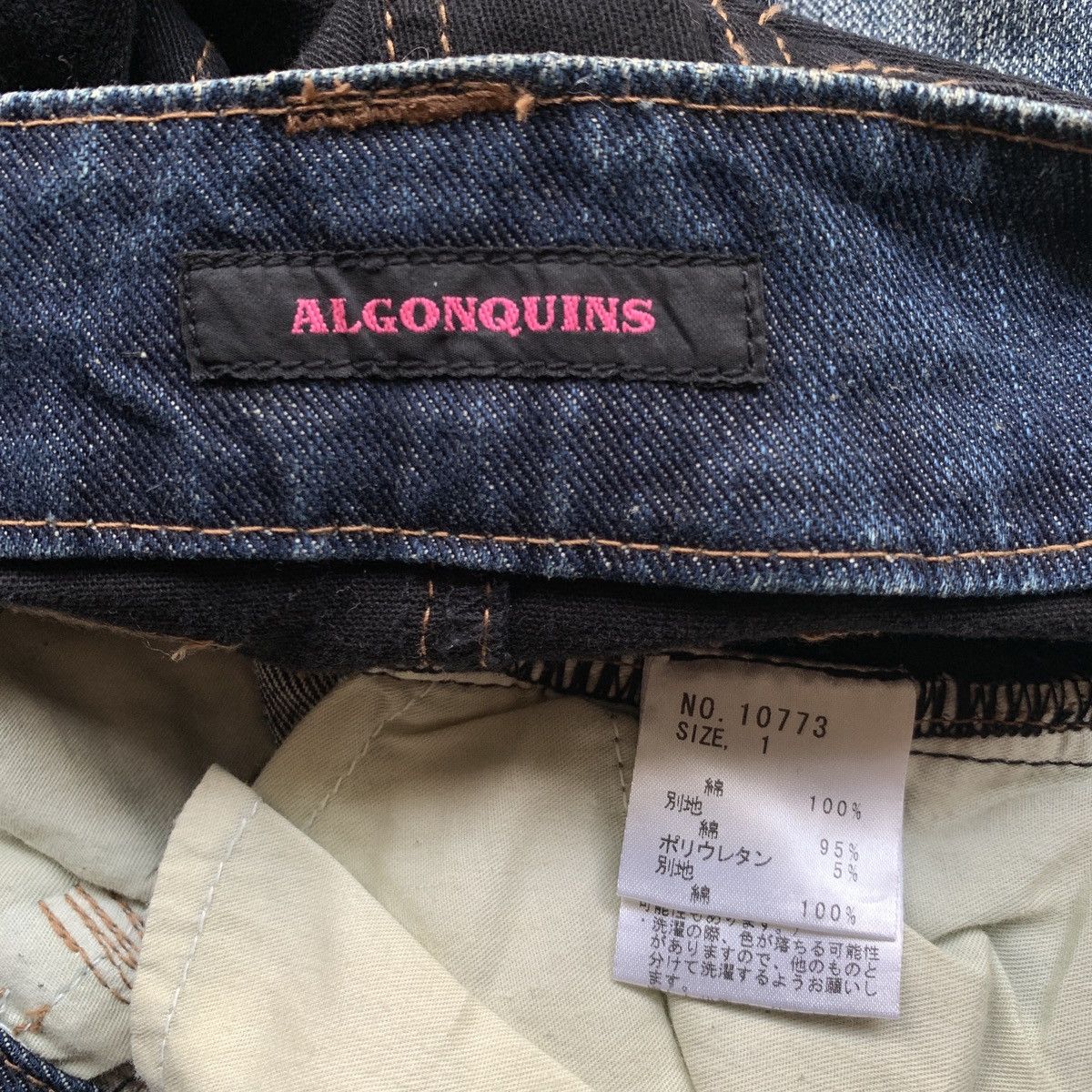 14th Addiction Algonquins Distressed Boro Ifsix LGB GOA Punk Flared Jeans Size US 29 - 7 Thumbnail
