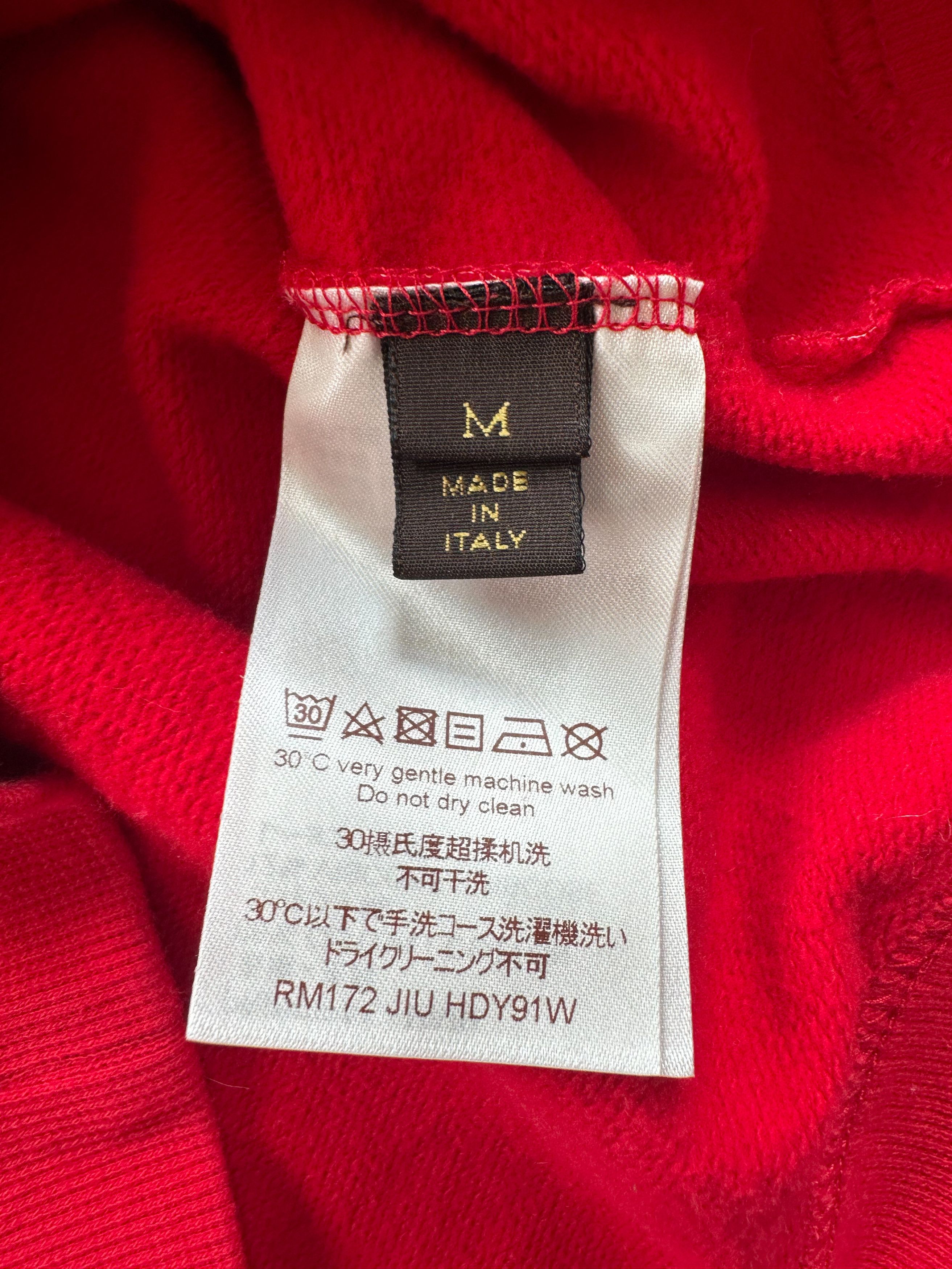 Louis Vuitton × Supreme Louis Vuitton Supreme Red & White Monogram Box Logo Hoodie Size US M / EU 48-50 / 2 - 4 Thumbnail