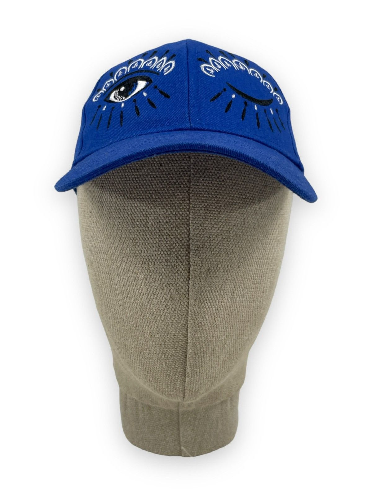 Kenzo Unisex Kid’s KENZO Embroidered Blink Eye Baseball 6-Panel Cap Adjustable Hat Size 26 - 4 Thumbnail