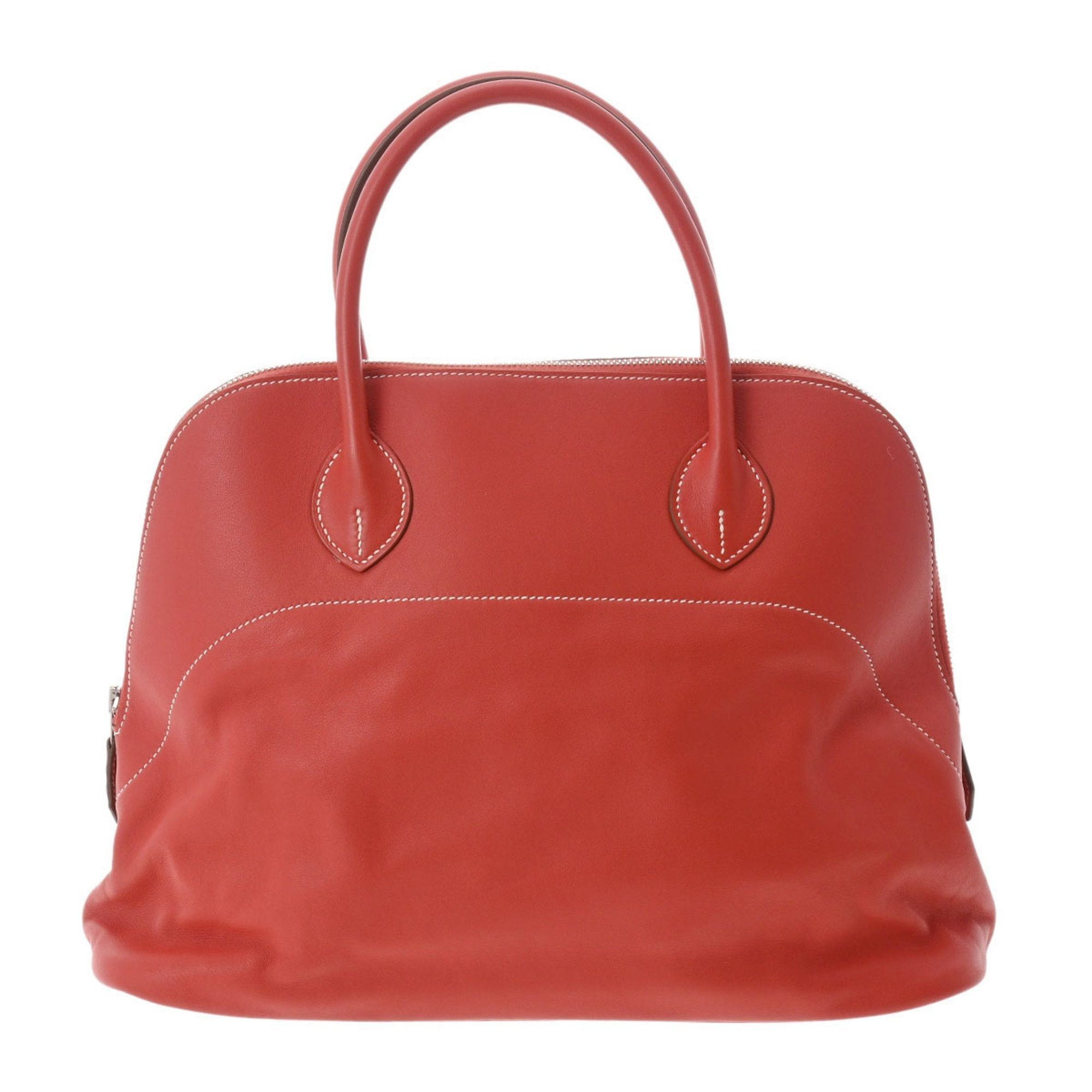 image of Hermes Bolide Relax 35 Rose Jaipur Palladium Metal Fittings P Engraved [Around 2012] Unisex Vosikki
