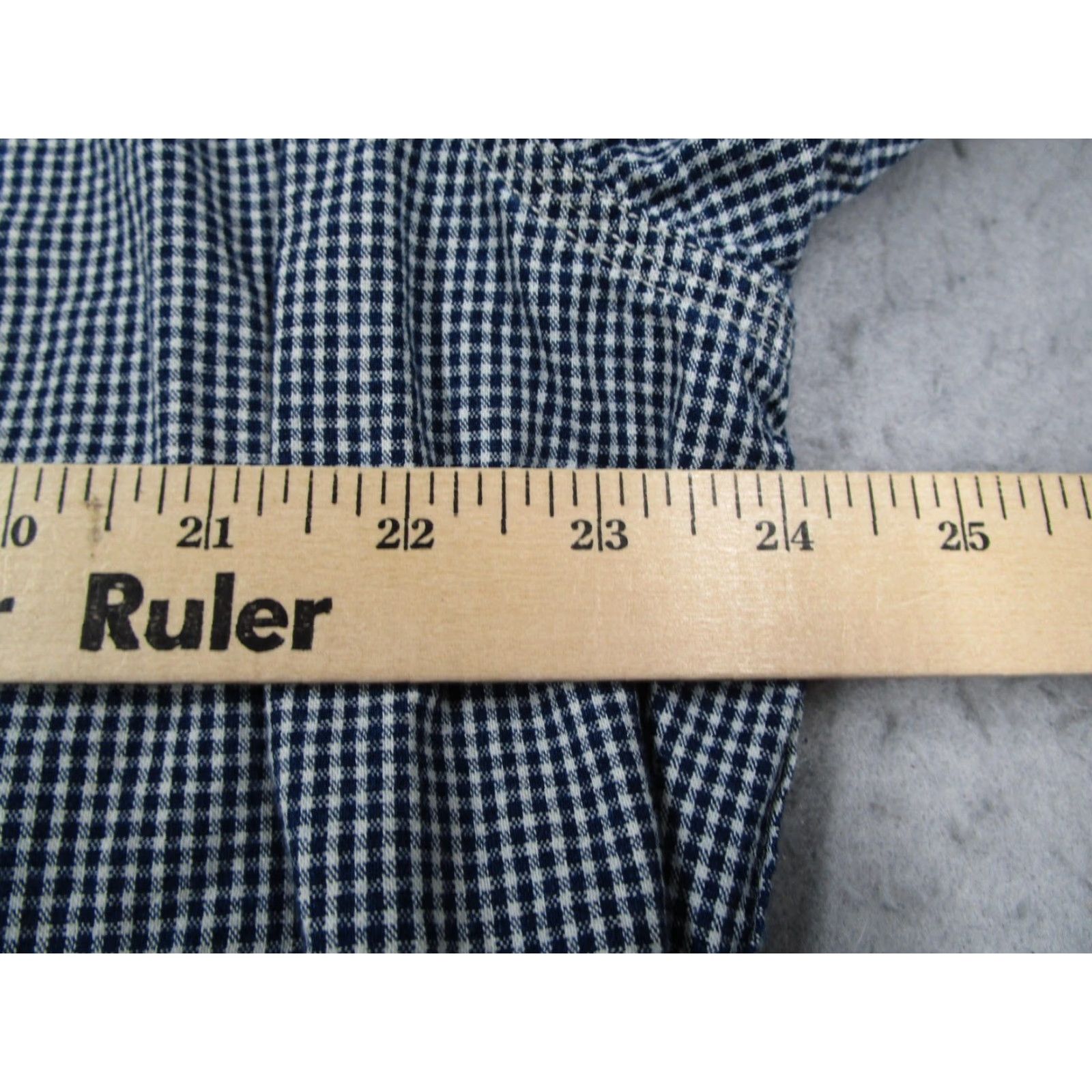 Ralph Lauren VINTAGE? No. Denim & Supply Ralph Lauren Shirt Mens 2XL Blue Gingham Plaid Button-Front Long Sleeve Cotton Classic Fit with Pockets Mens Size US XXL / EU 58 / 5 - 5 Thumbnail