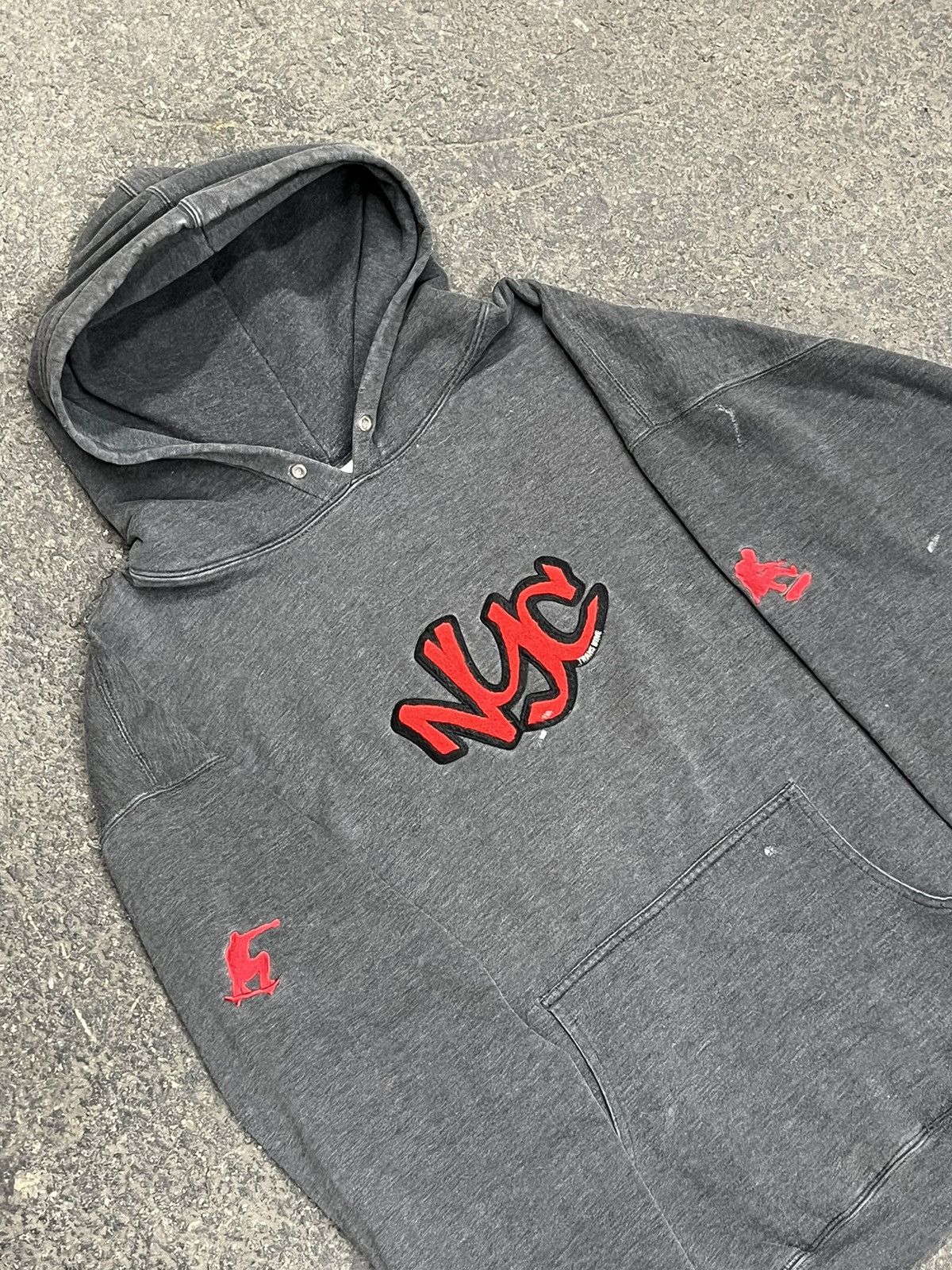 JNCO × Vintage Jnco style y2k skate hoodie rare hype boxy faded streetwear Size US XL / EU 56 / 4 - 2 Thumbnail