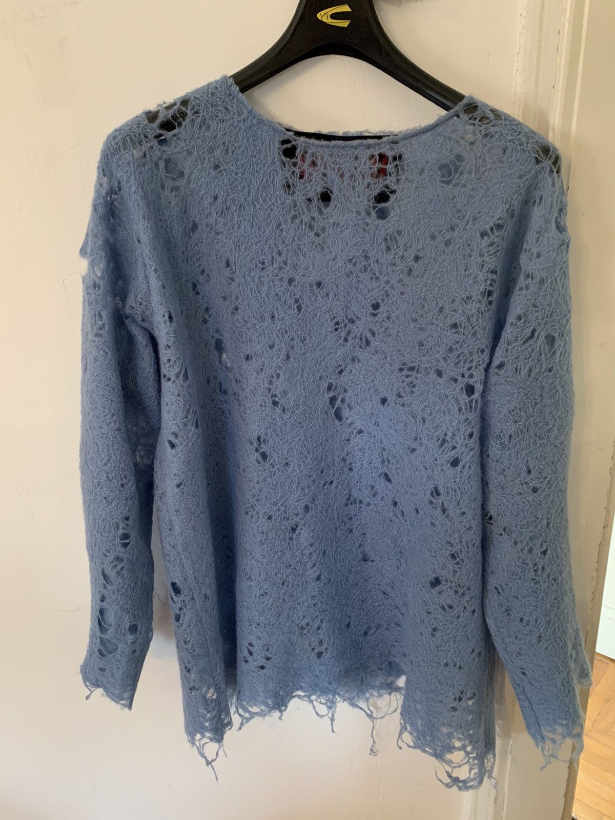 image of Maurizio Vitale Vitelli Doomboh Sweater in Blue, Men's (Size Medium)