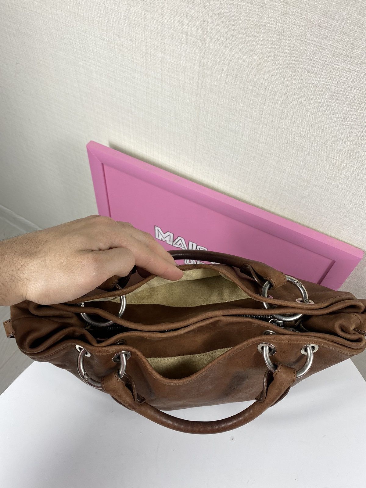 Designer Braun Buffel Leather Handbag Size ONE SIZE - 8 Thumbnail
