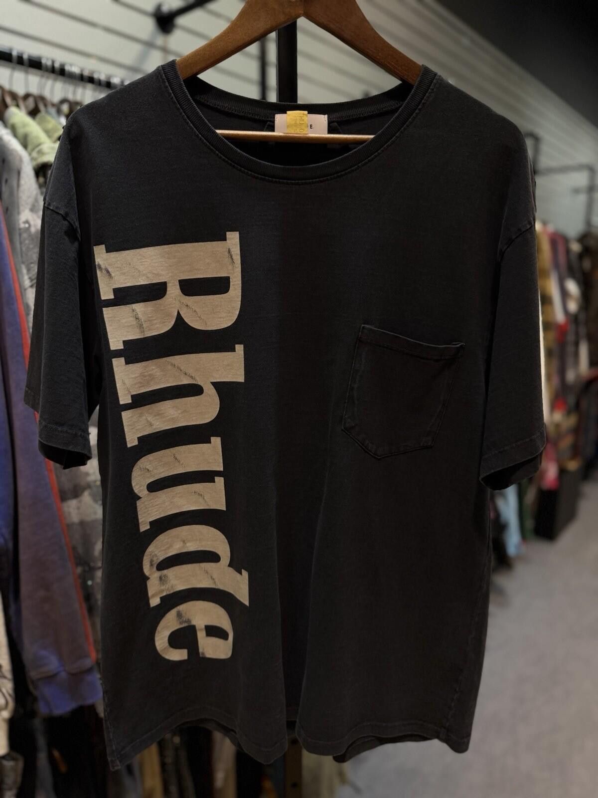 Rhude RhudeTee Shirt Blue Side Logo 100% Authentic Size (Small) Size US S / EU 44-46 / 1 - 3 Thumbnail
