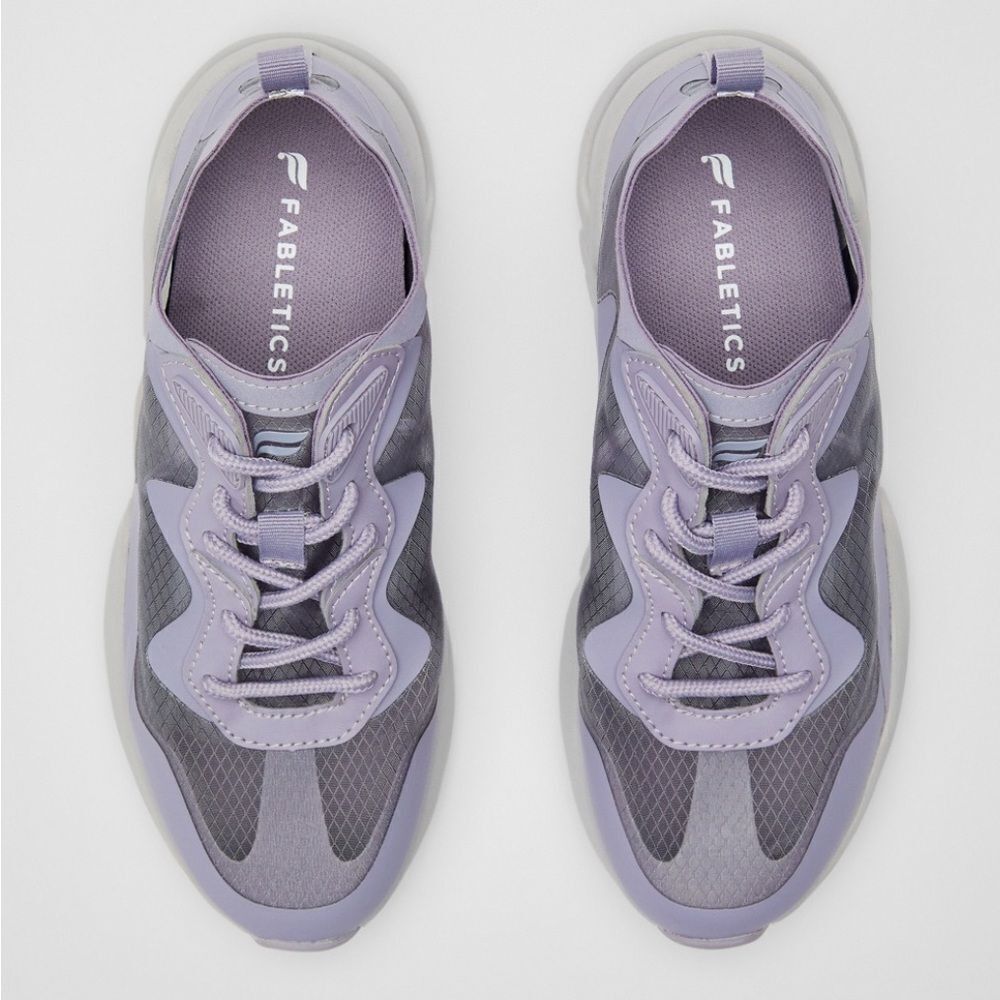 Fabletics Fabletics Larchmont Performance Sneaker. Light plum. Mesh i Size US 7.5 / IT 37.5 - 3 Thumbnail