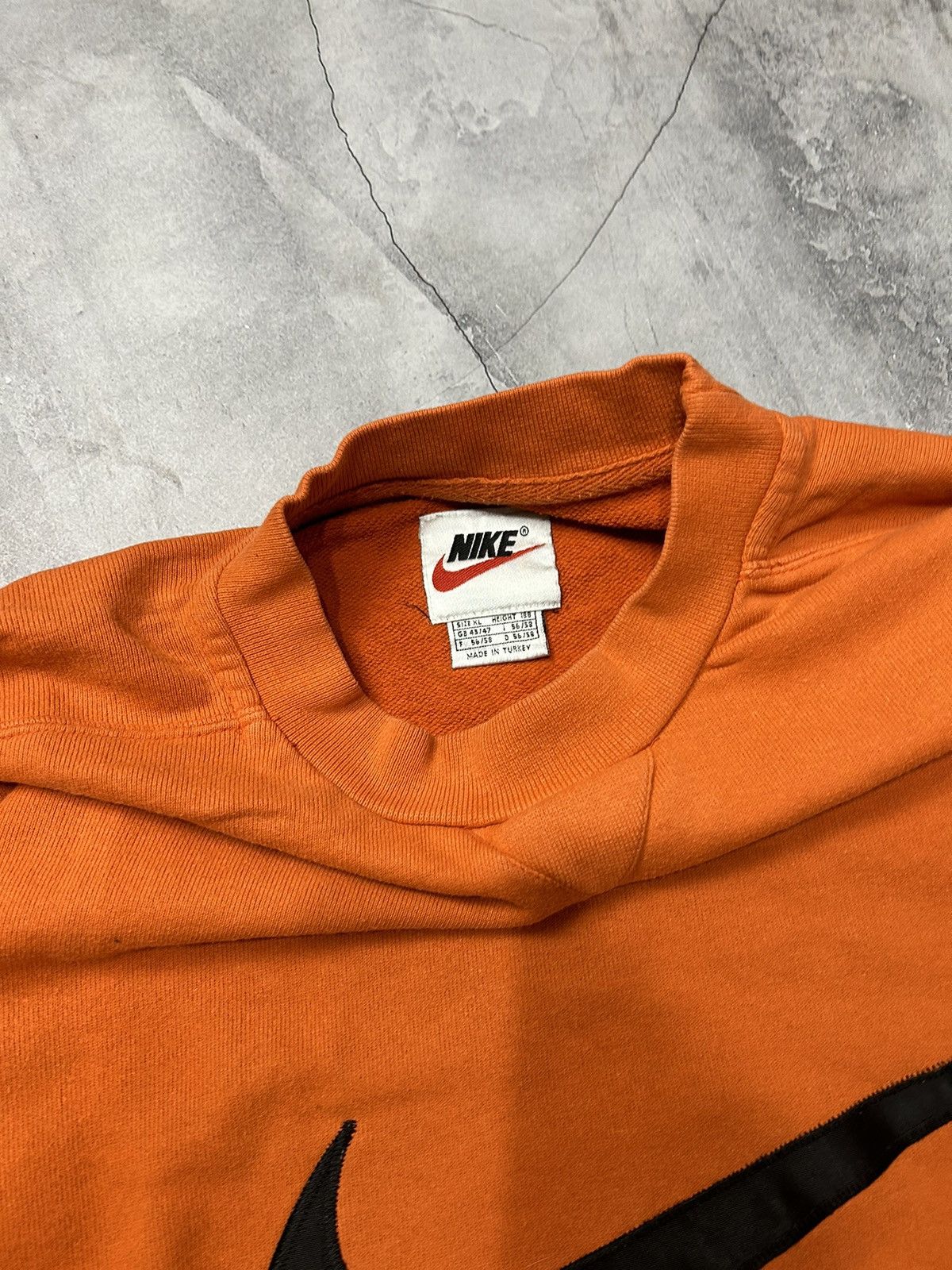 Nike × Vintage Nike Town Orange County Spell Out Pullover Jumper Sweatshirt Size US XL / EU 56 / 4 - 9 Thumbnail