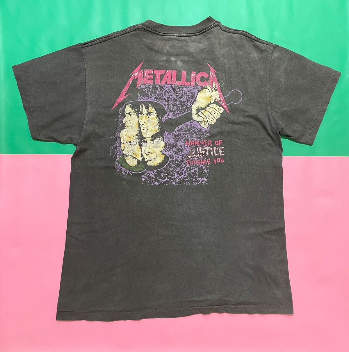 Metallica metallica damage justice vintage rare 1988 Size US L / EU 52-54 / 3 - 2 Thumbnail