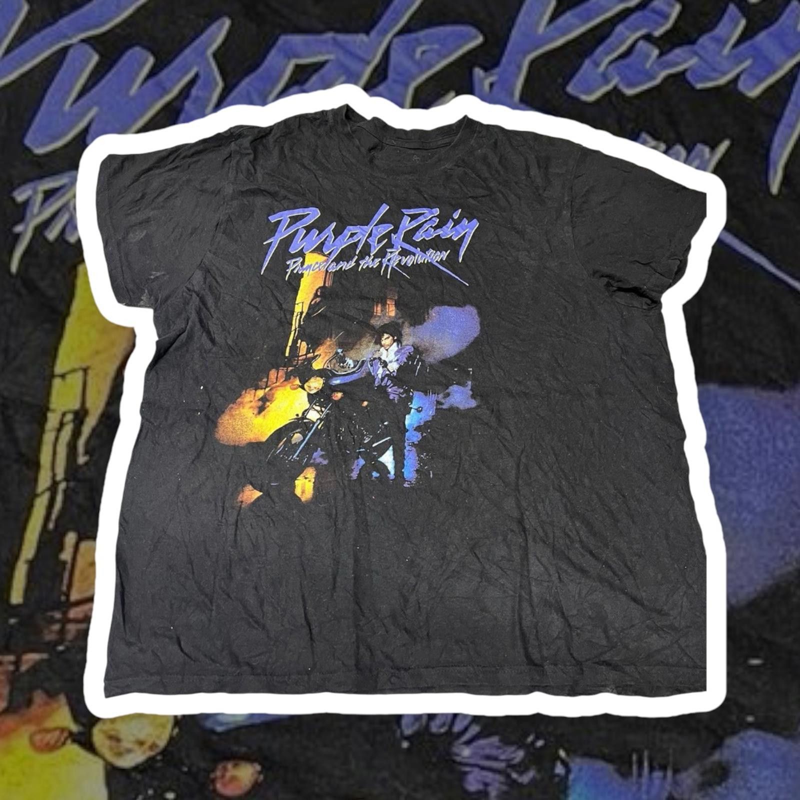 Purple Rain Vintage T-Shirt - Iconic Prince Design