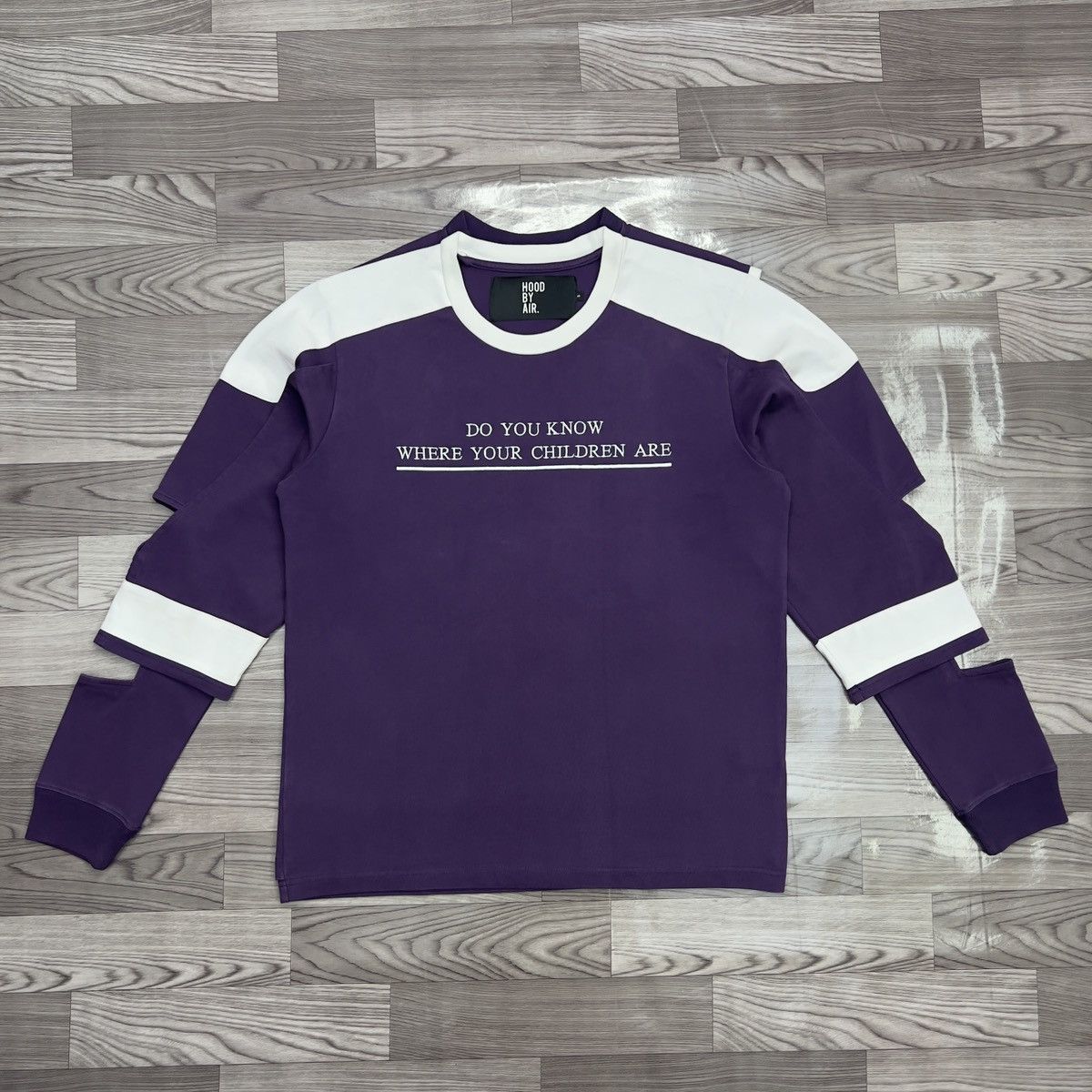 Hood By Air Hood By Air Do You Know Where Your Children Are Longsleeve Size S / US 4 / IT 40 - 1 Thumbnail