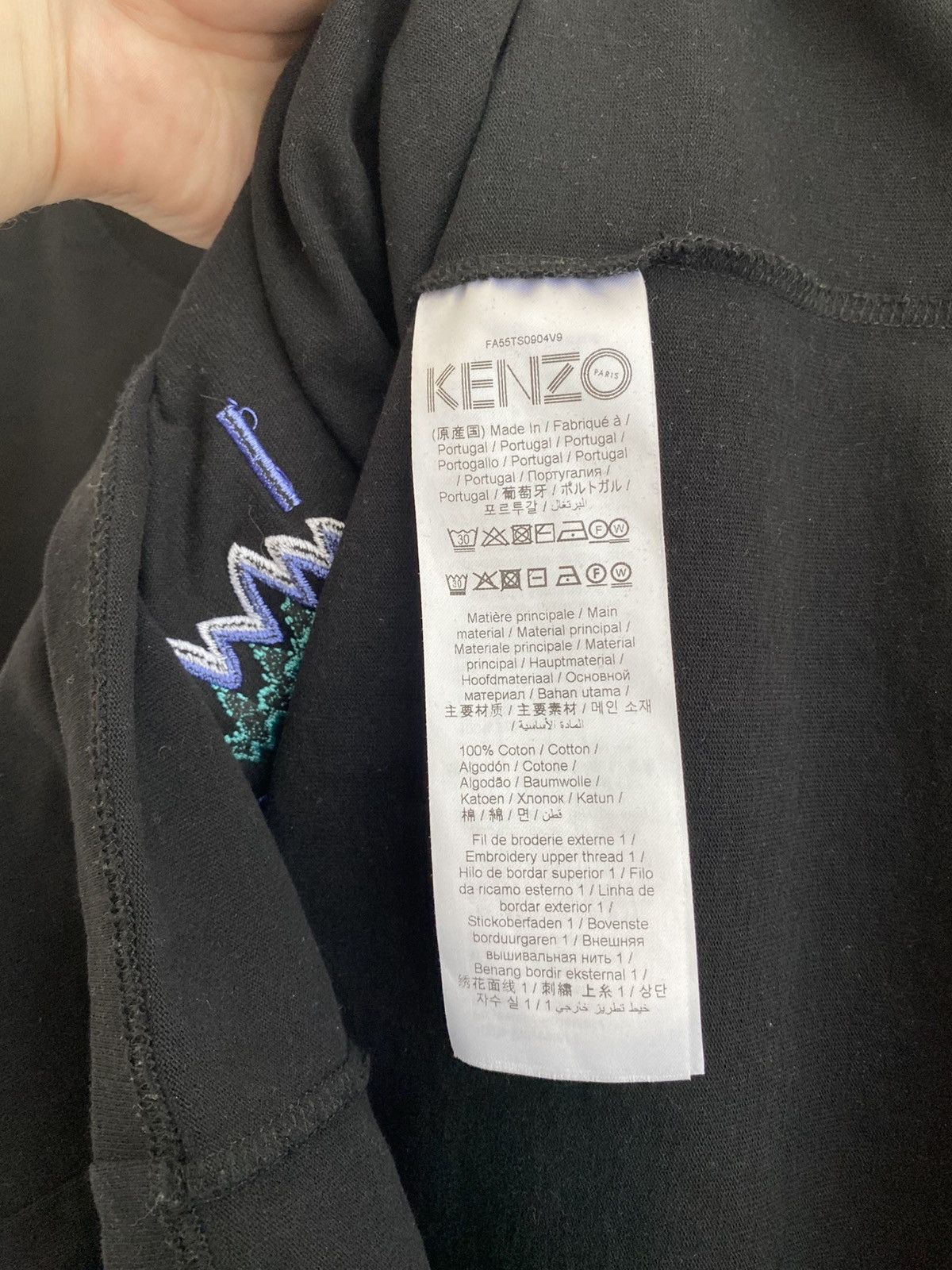 Kenzo Kenzo men's t-shirt with tiger logo Size US M / EU 48-50 / 2 - 2 Thumbnail