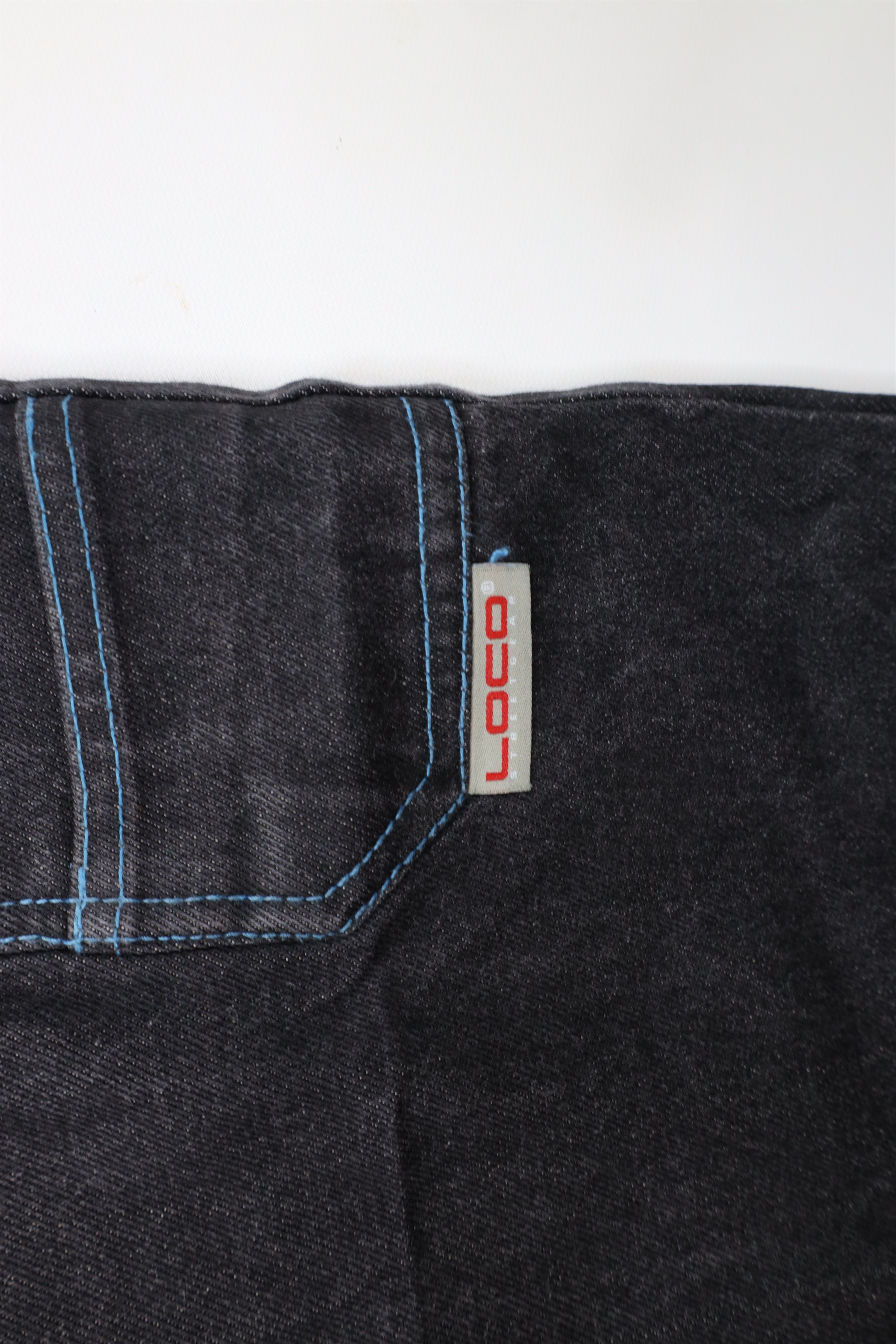 Vintage Vintage 90s Streetwear Baggy Fit Wide Leg Denim Jeans Black Size US 44 / EU 60 - 9 Thumbnail