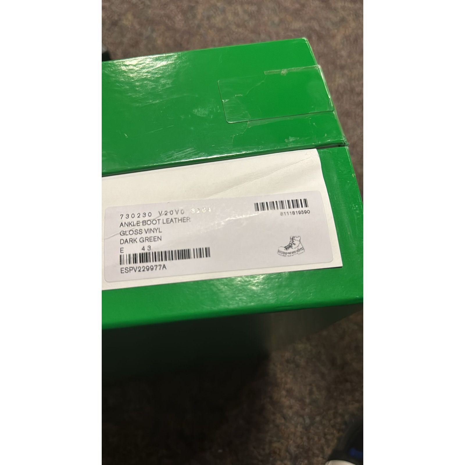 Bottega Veneta o1rshd1 Q:2 / Lug Hiking Ankle Boots in Dark Green Size US 10 / EU 43 - 8 Thumbnail