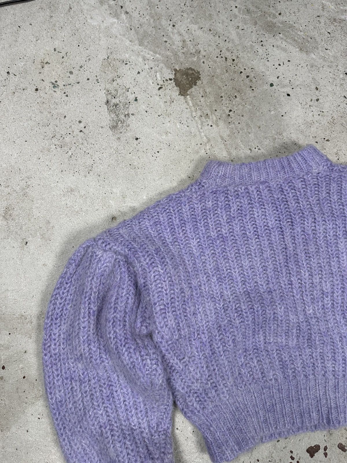 Designer × ROTATE Rotate Birger Christensen Knit Wool Big Logo Cropped Jumper Size S / US 4 / IT 40 - 14 Thumbnail